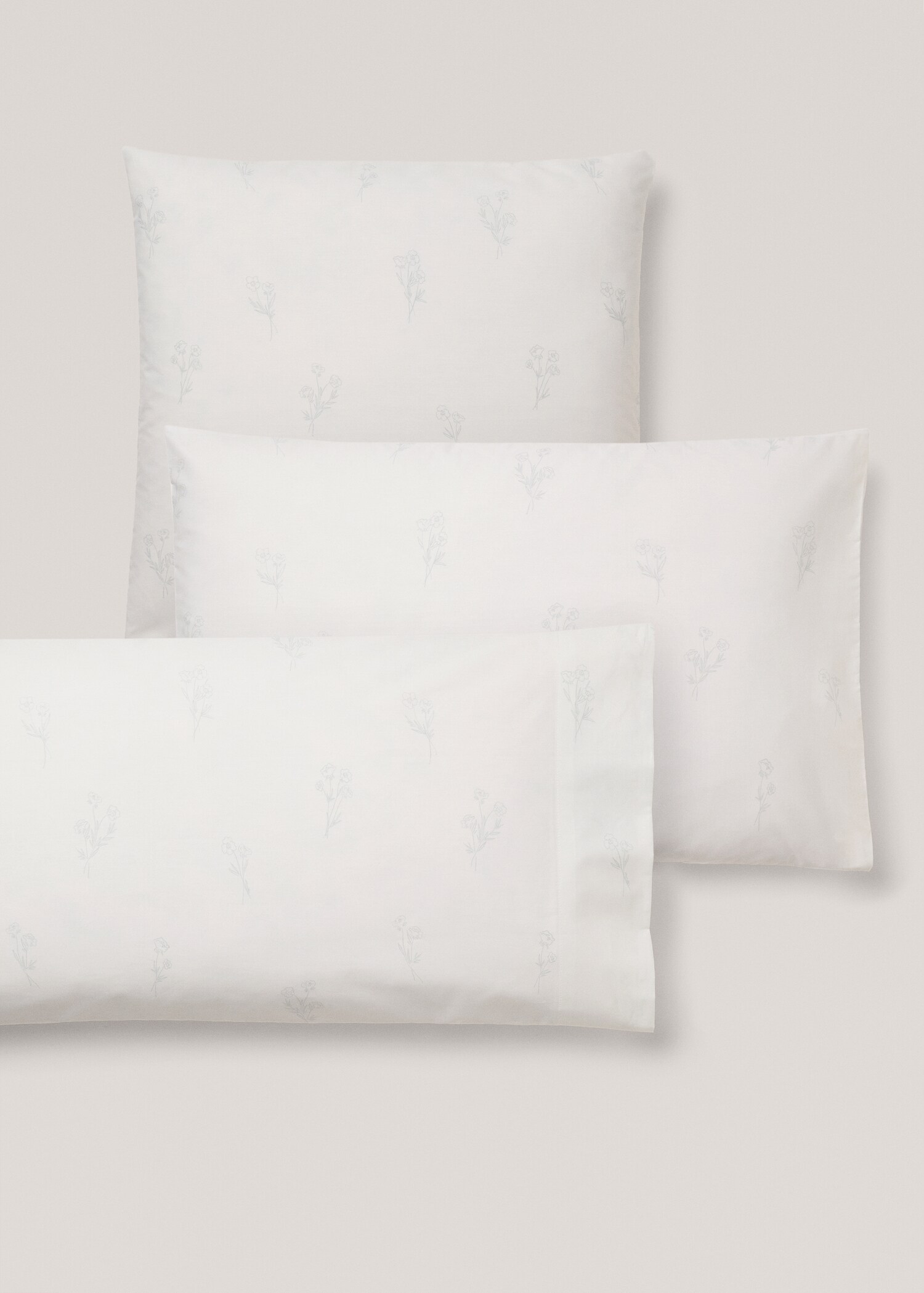 Floral pillow case 50x75cm - Details of the article 4