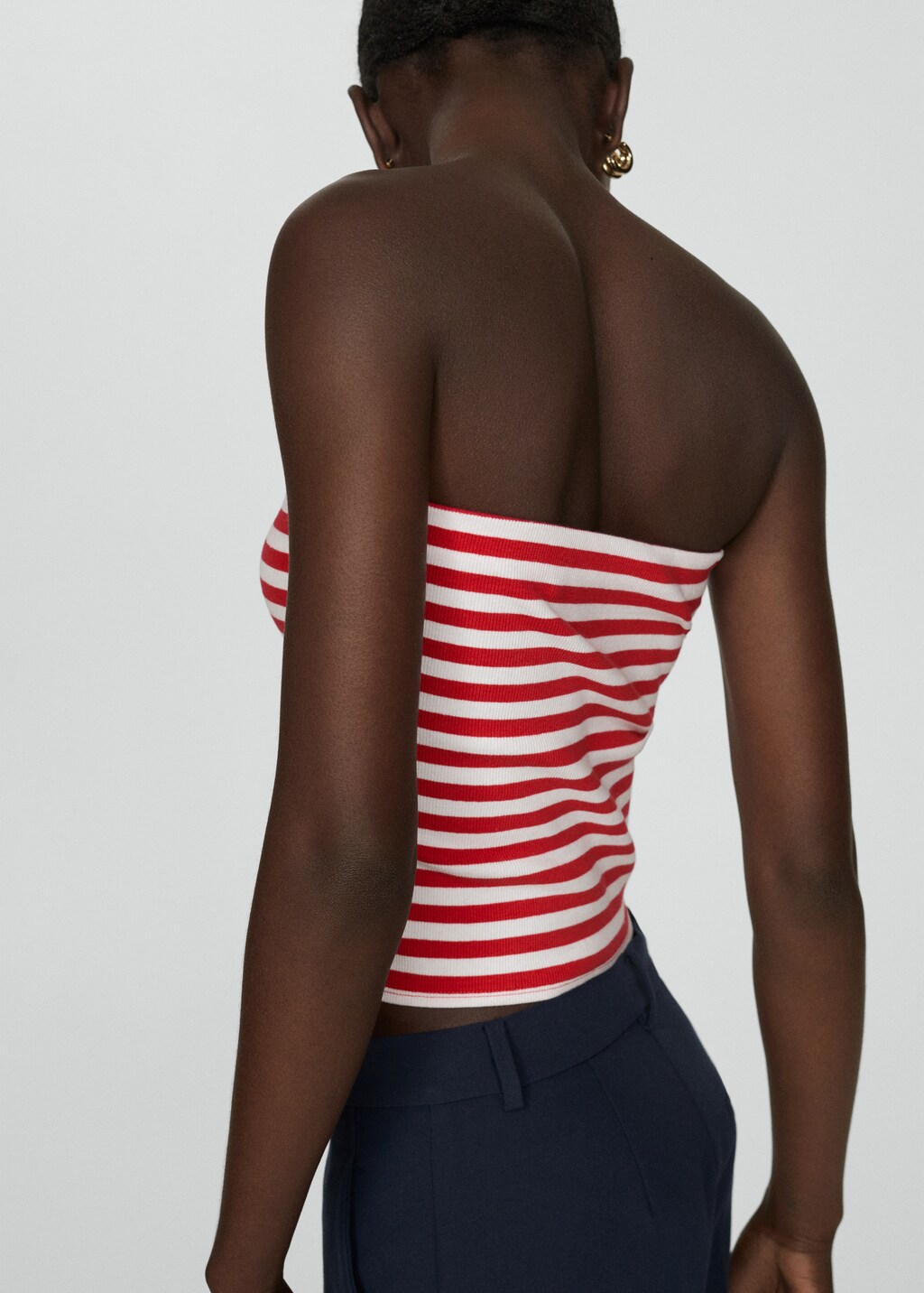cotton bandeau top