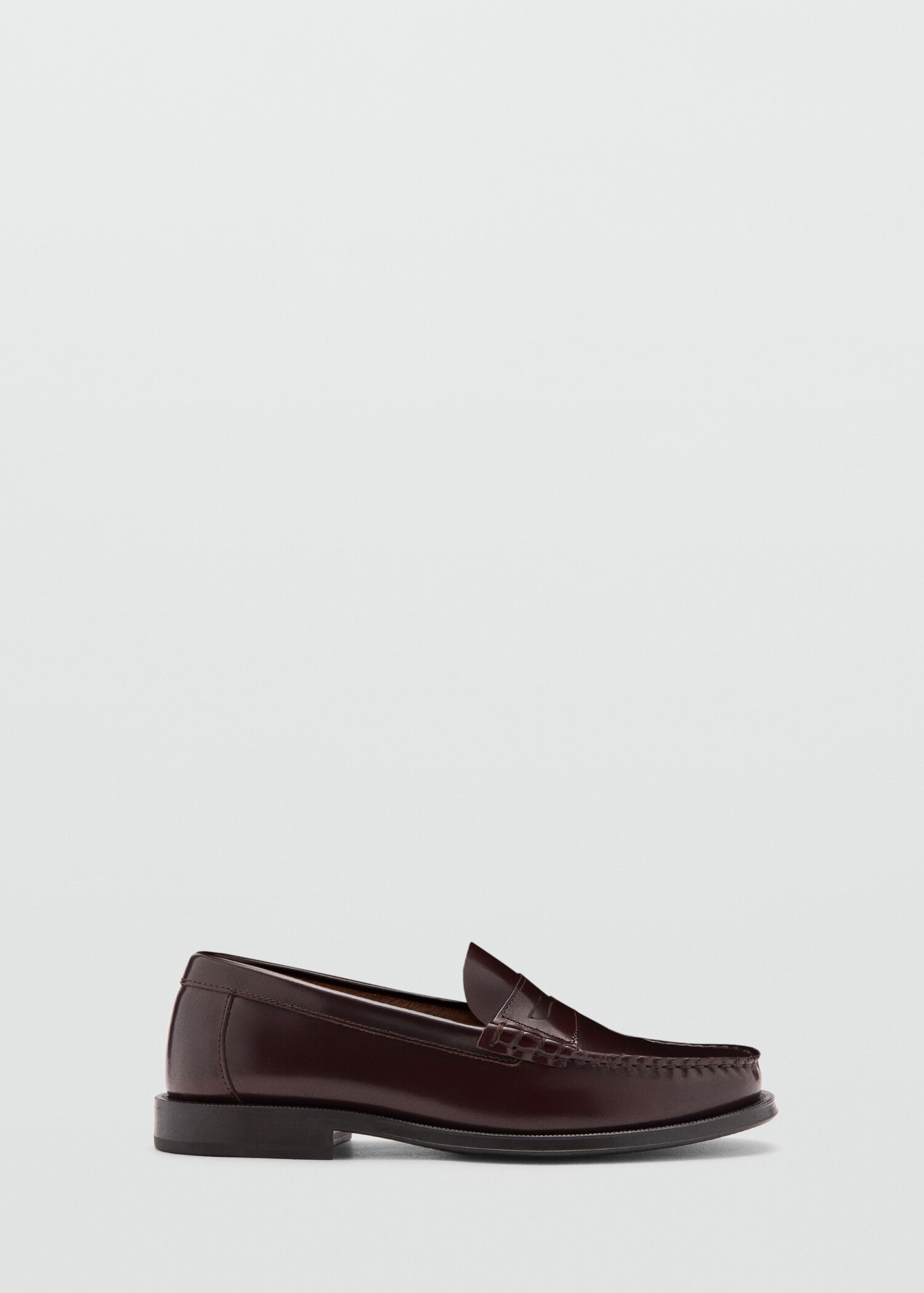 Aged-leather loafers - Article without model