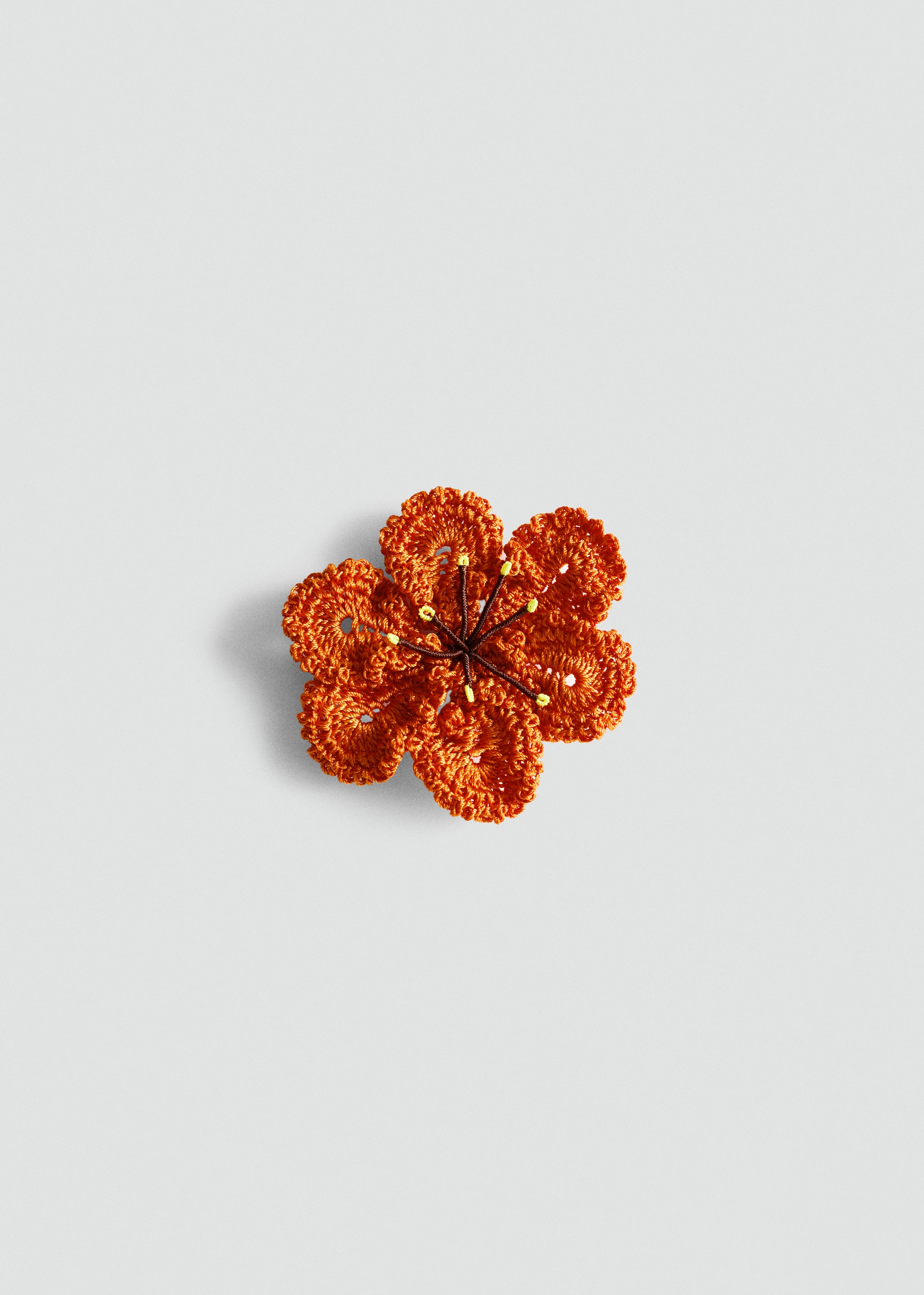 Broche crochet fleur - Article sans modèle