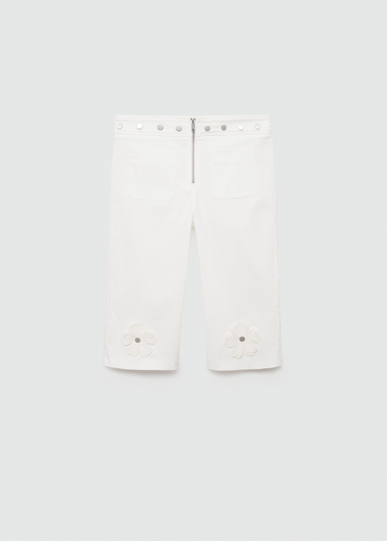 Pantalon capri boutons décoratifs - Article sans modèle