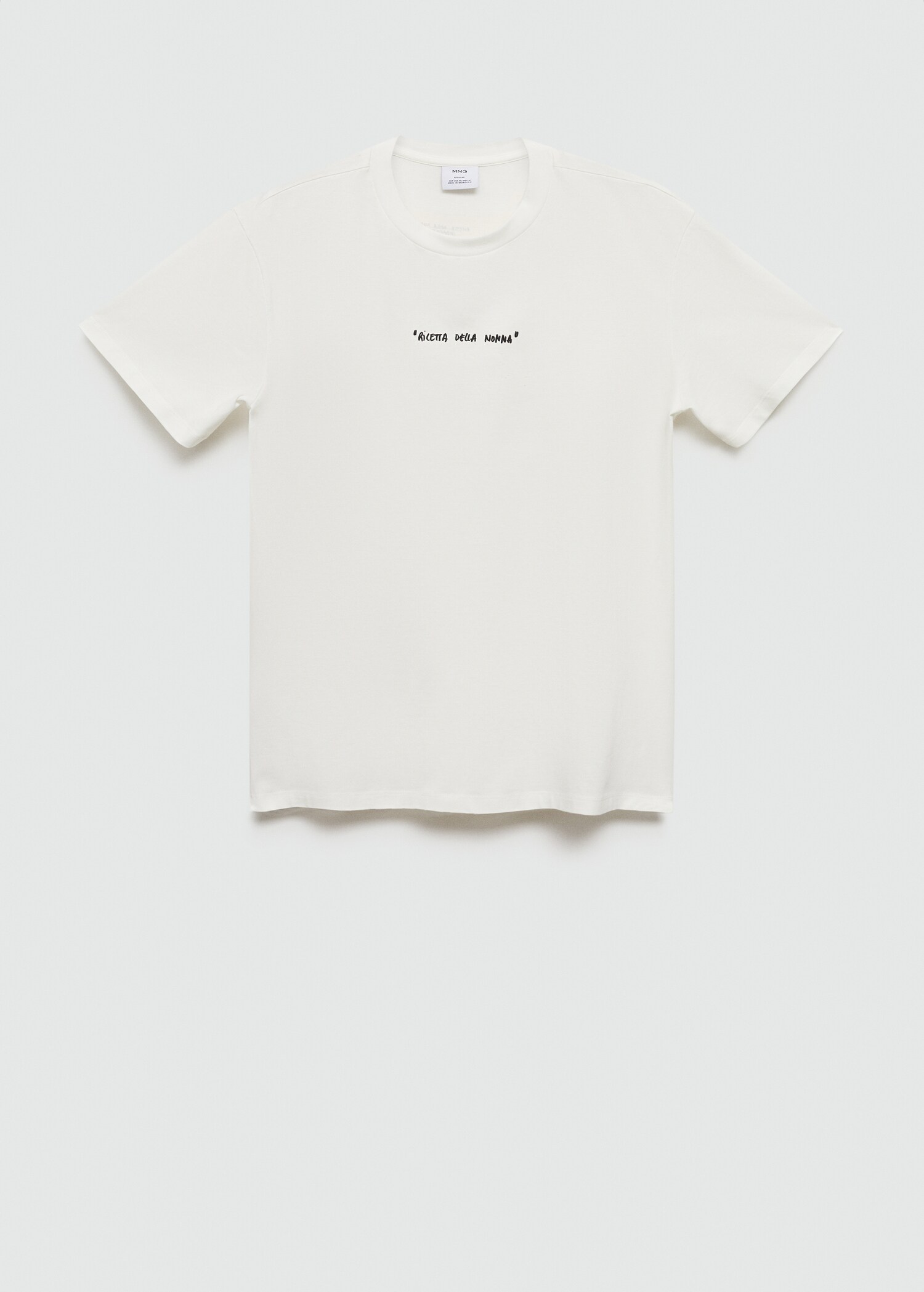 Regular fit printed cotton t-shirt - Article without model