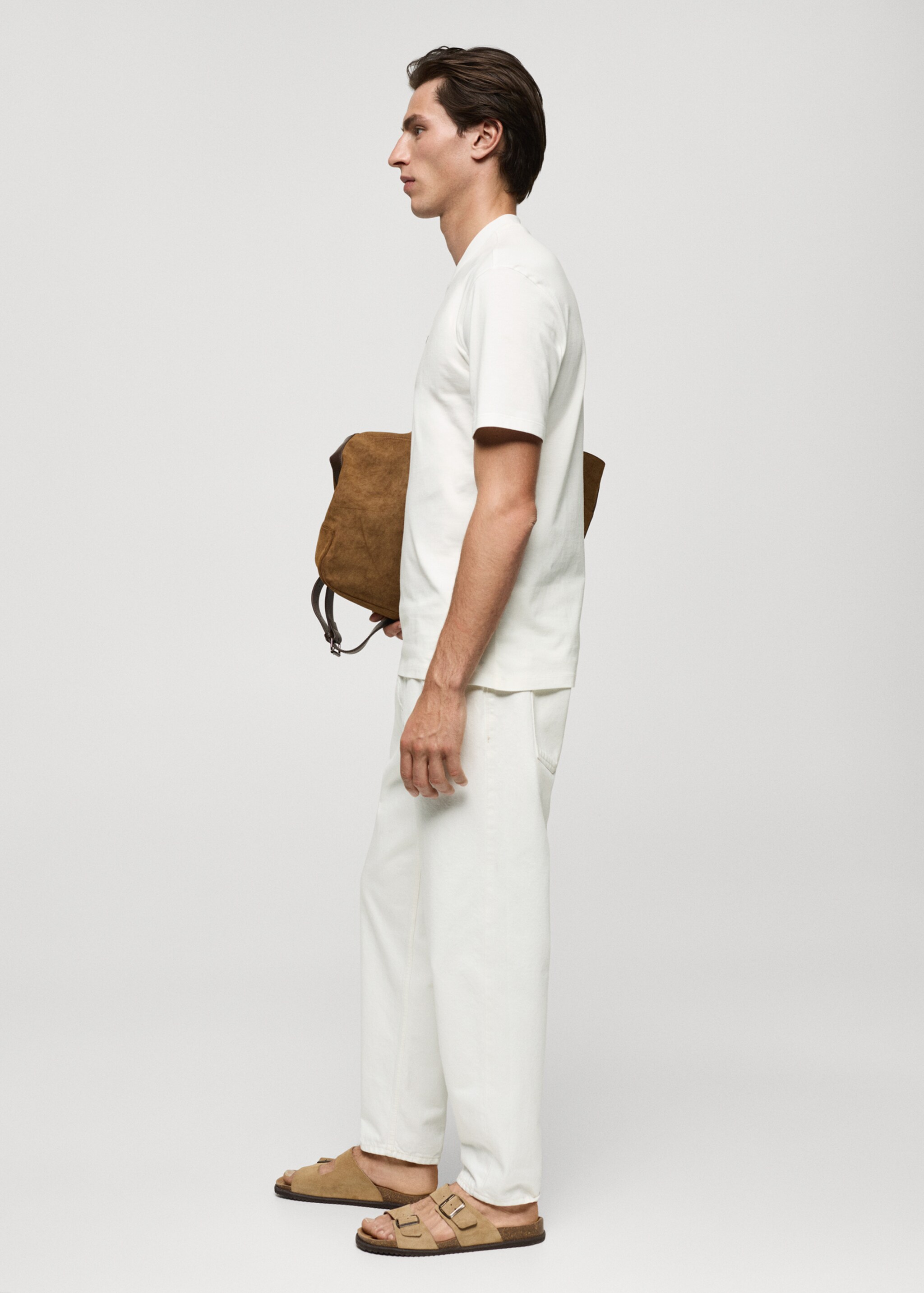 Regular fit printed cotton t-shirt - Details of the article 2
