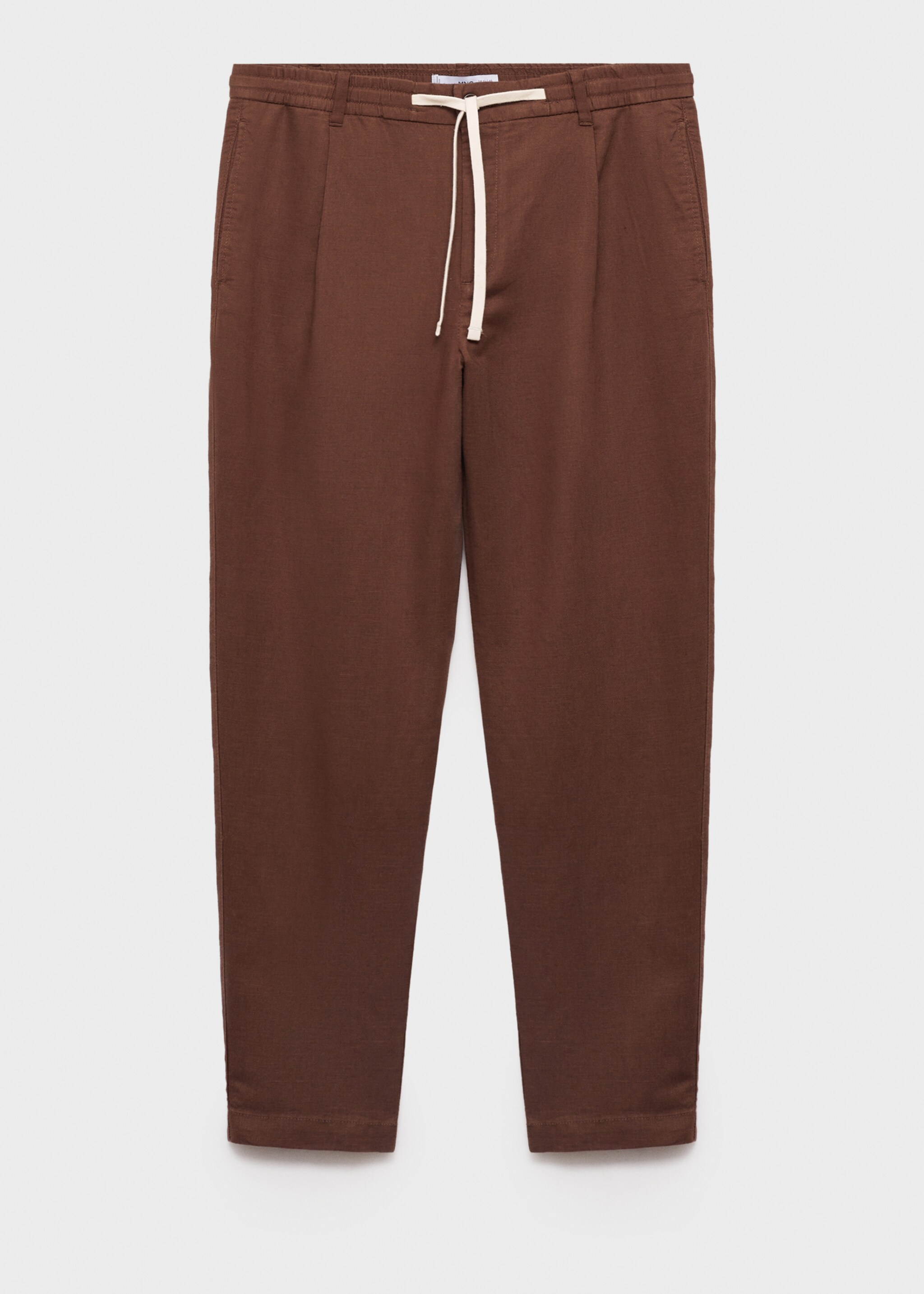 Slim-fit trousers with drawstring - Article without model