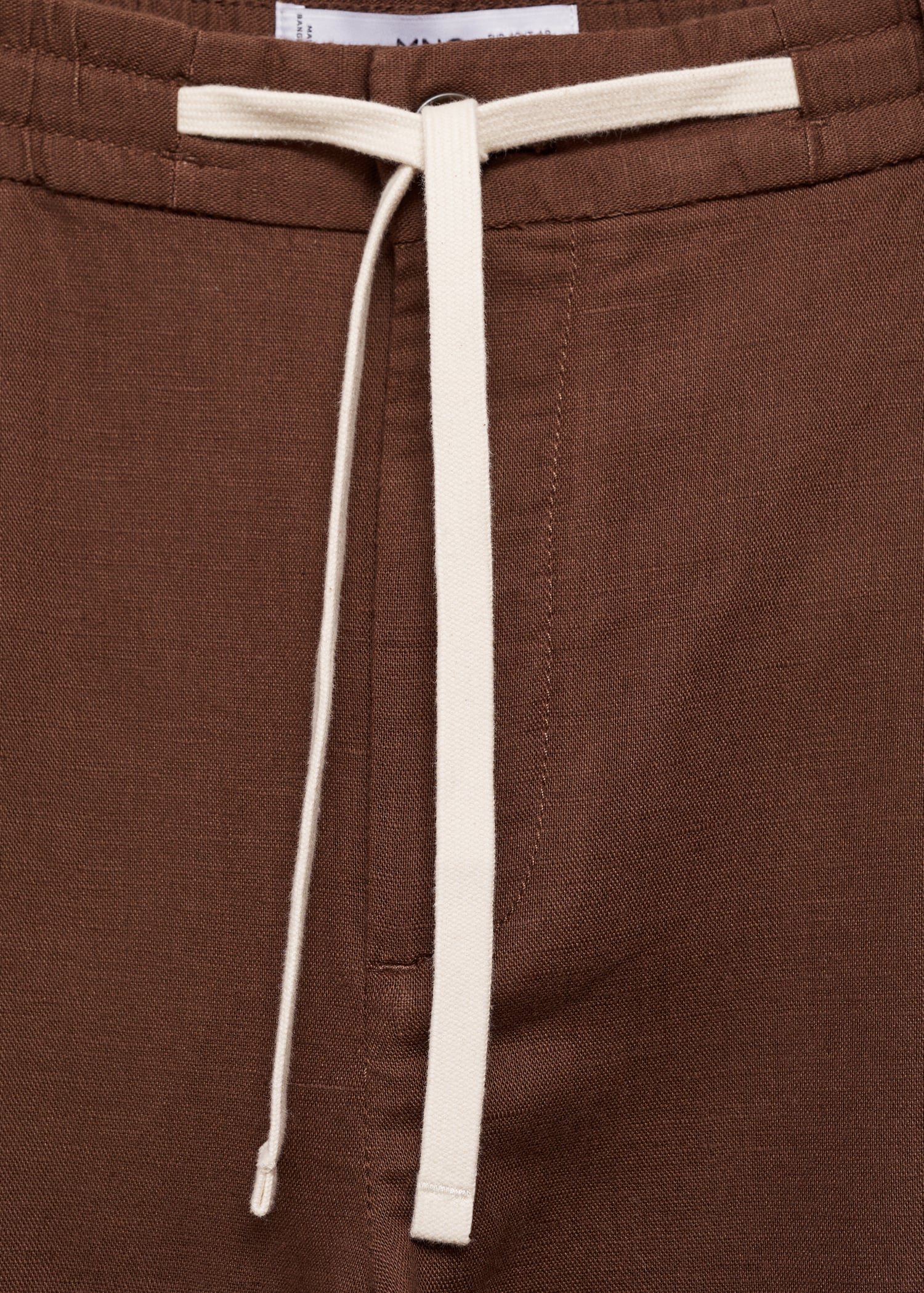 Slim-fit trousers with drawstring - Details of the article 8