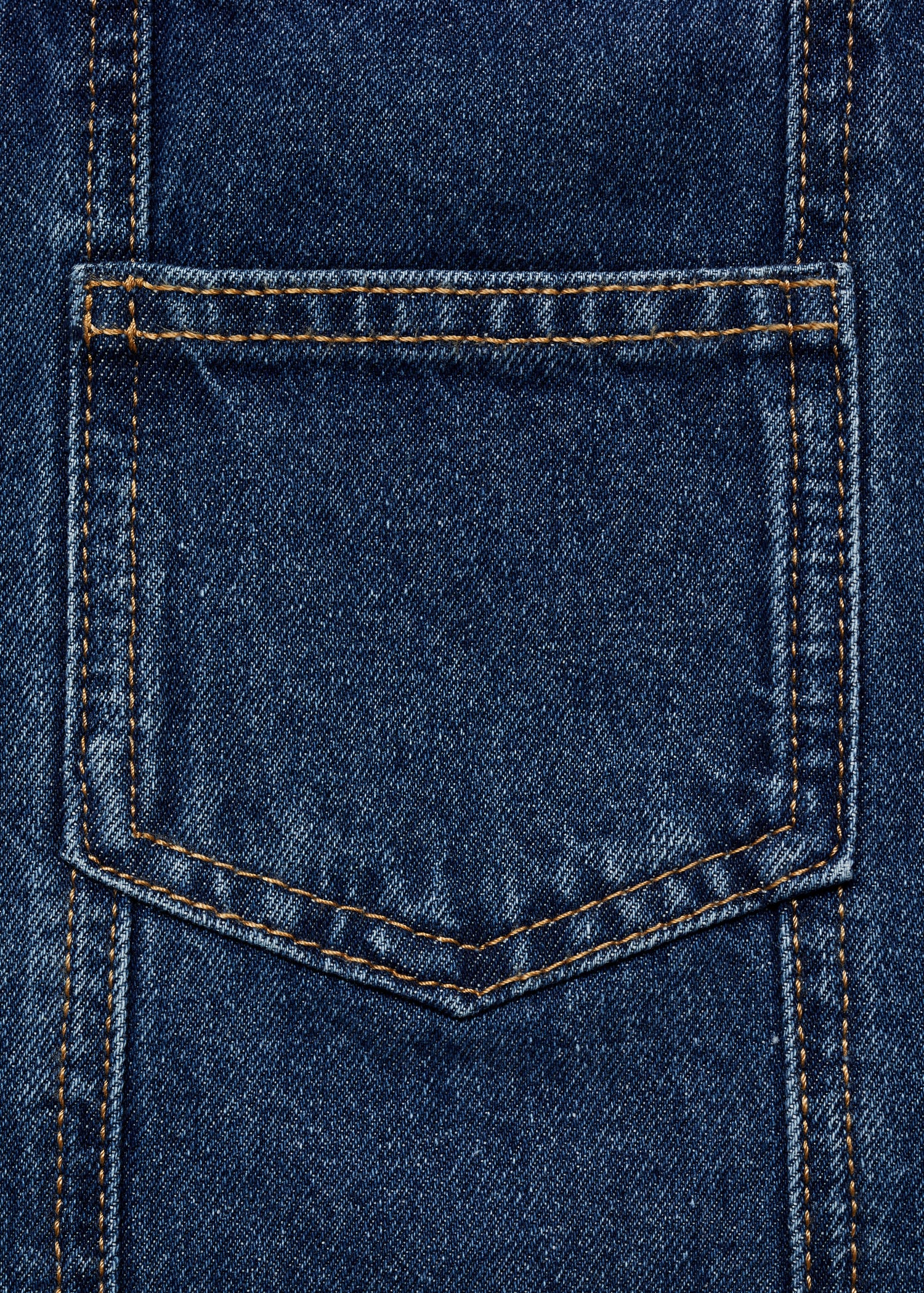 Robe chasuble courte en jean - Détail de l'article 0