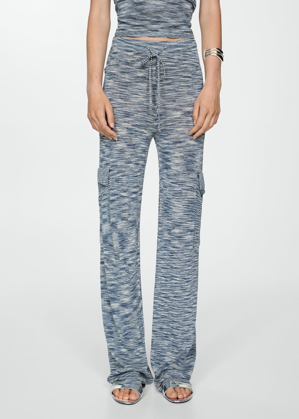 Mango Strickhose mit Cargo-Taschen