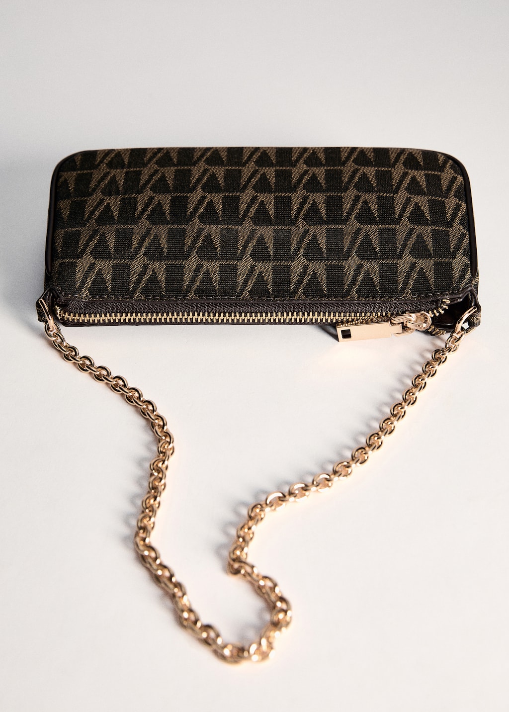 Chain leather bag mango best sale