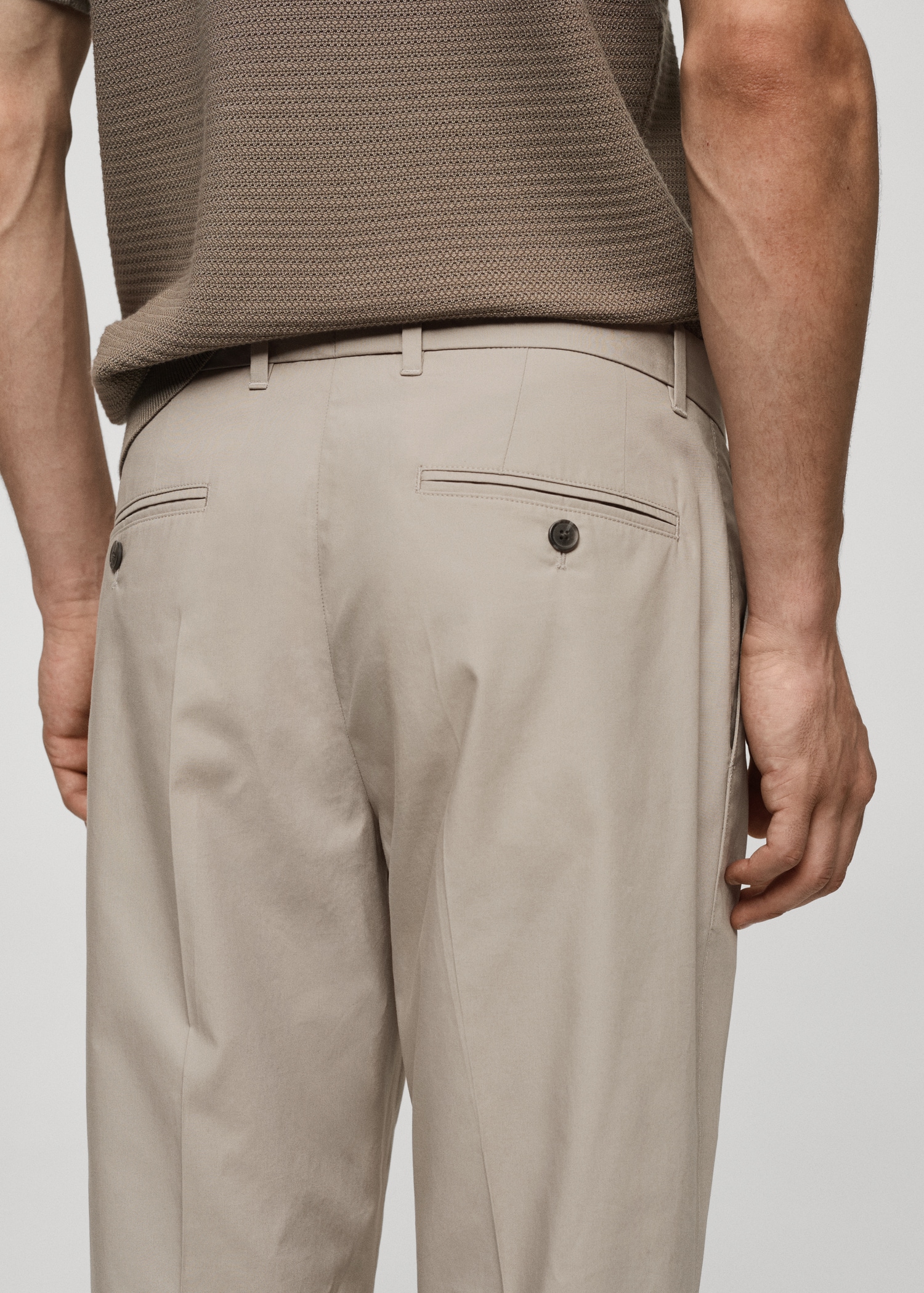 Slim-Fit-Bundfaltenhose aus Lyocell - Detail des Artikels 6