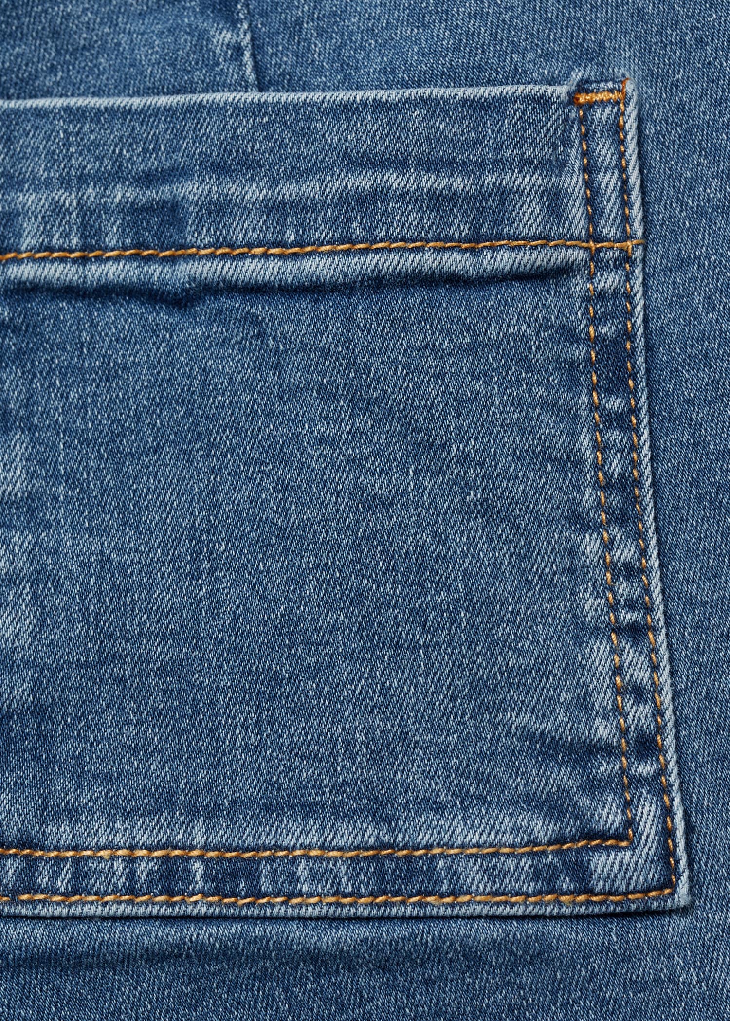 Jeans culotte bajo deshilachado - Detalle del artículo 0