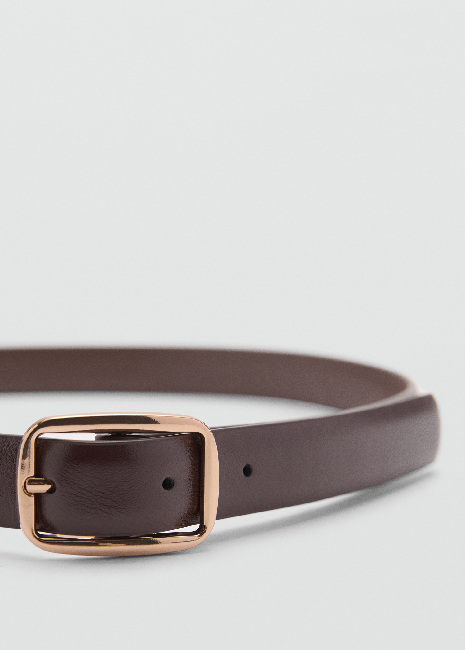 Square buckle belt - Medium plane