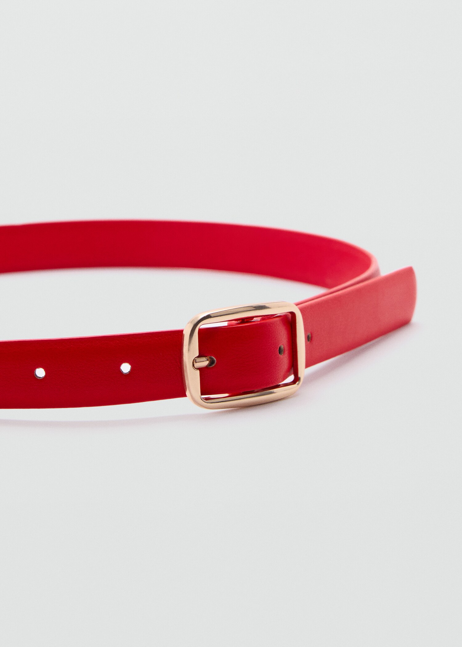 Square buckle belt - Medium plane