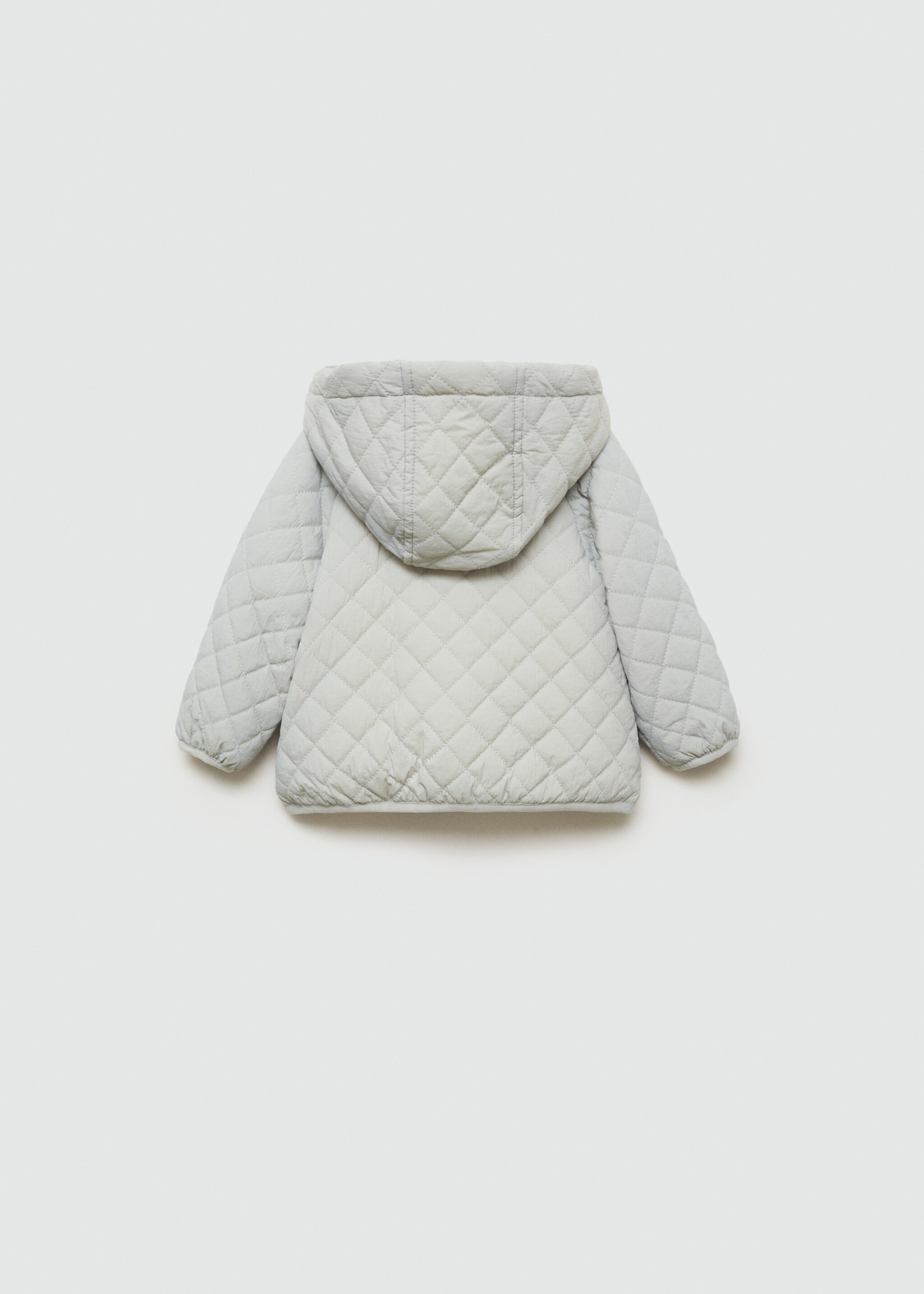 Hooded coat - Reverse of the article