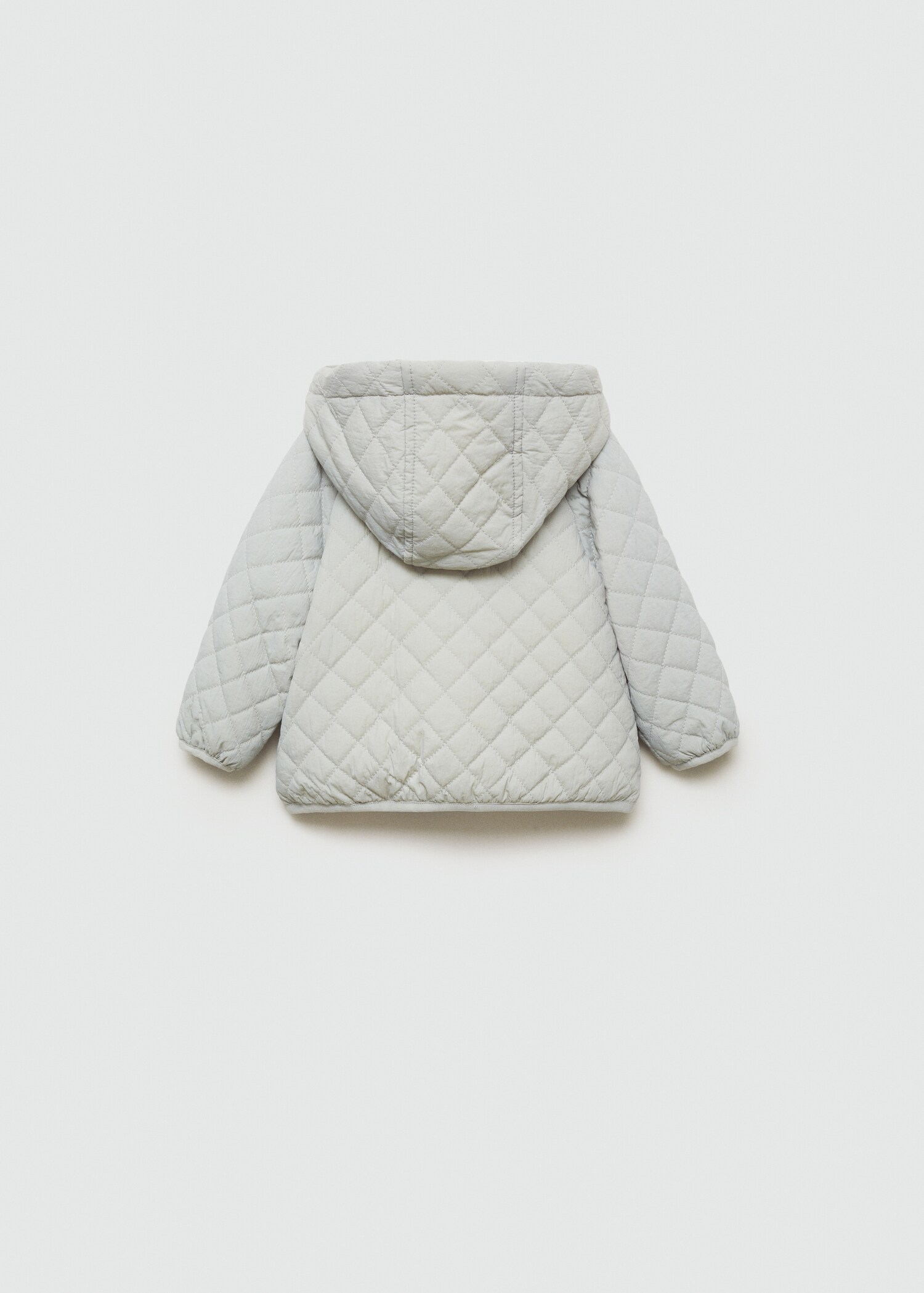 Hooded coat - Reverse of the article