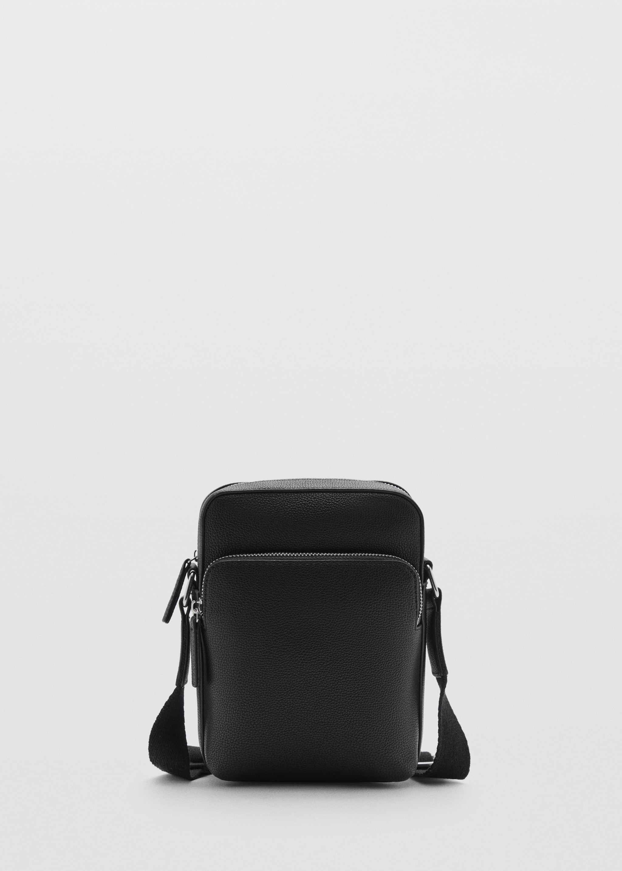 Leather-effect shoulder bag - Article without model