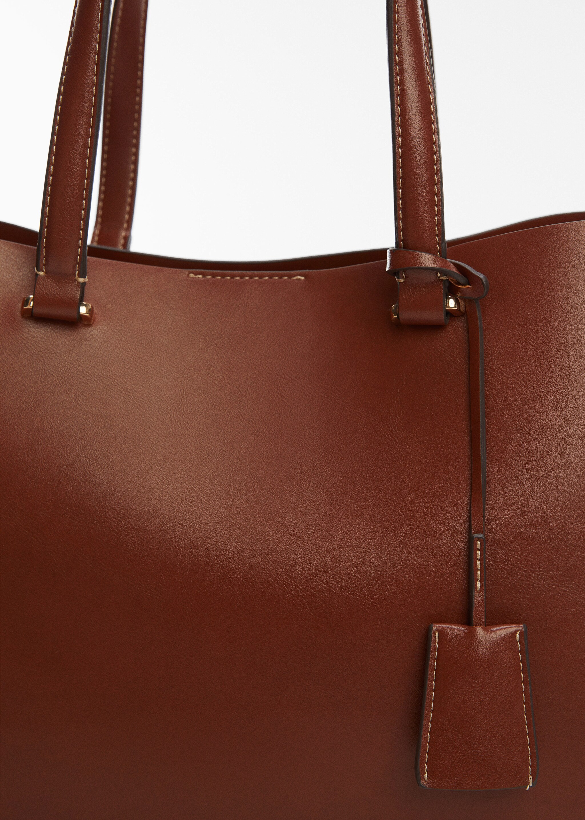 Shopper bag with dual compartment - Details of the article 1