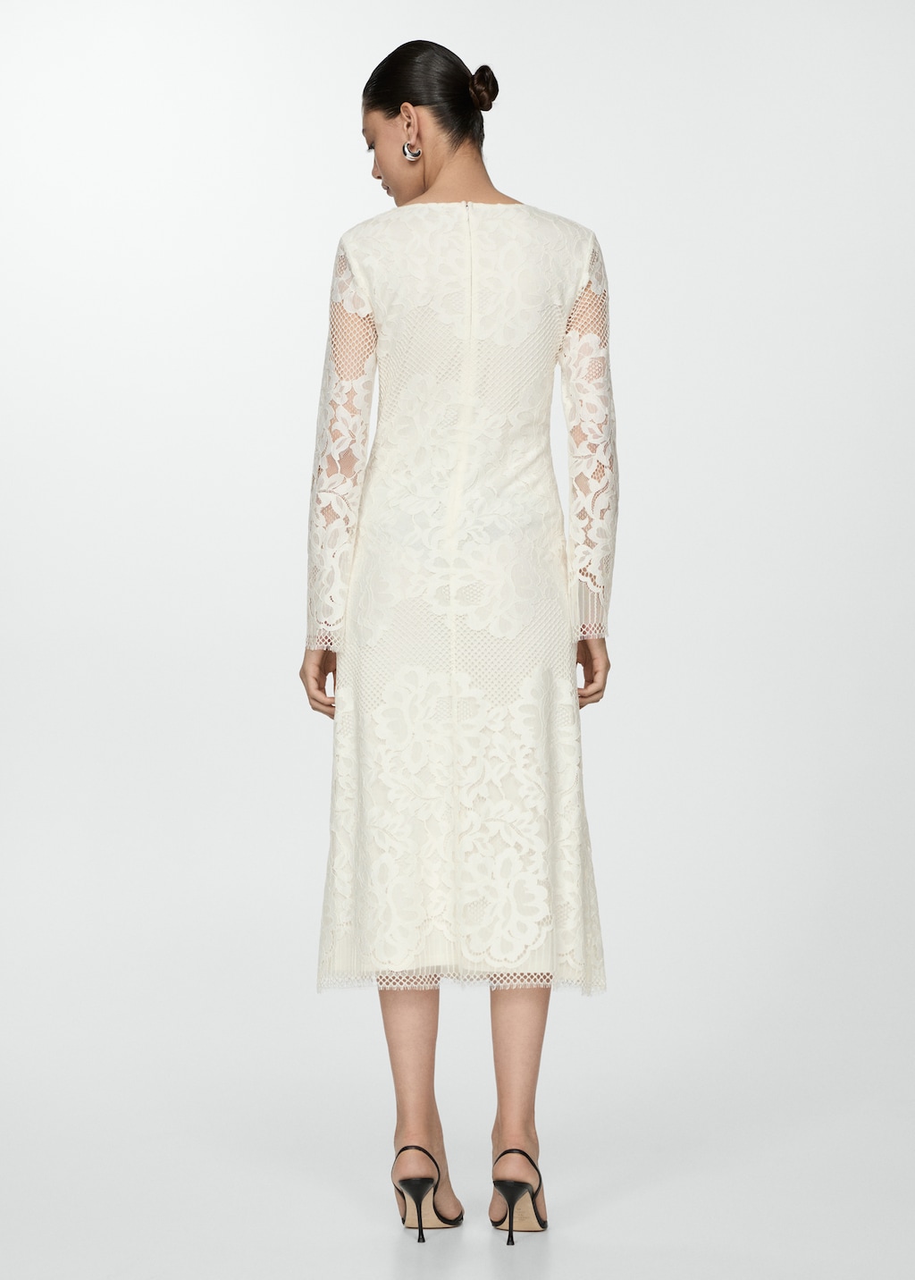 Embroidered midi dress - Women | MANGO USA