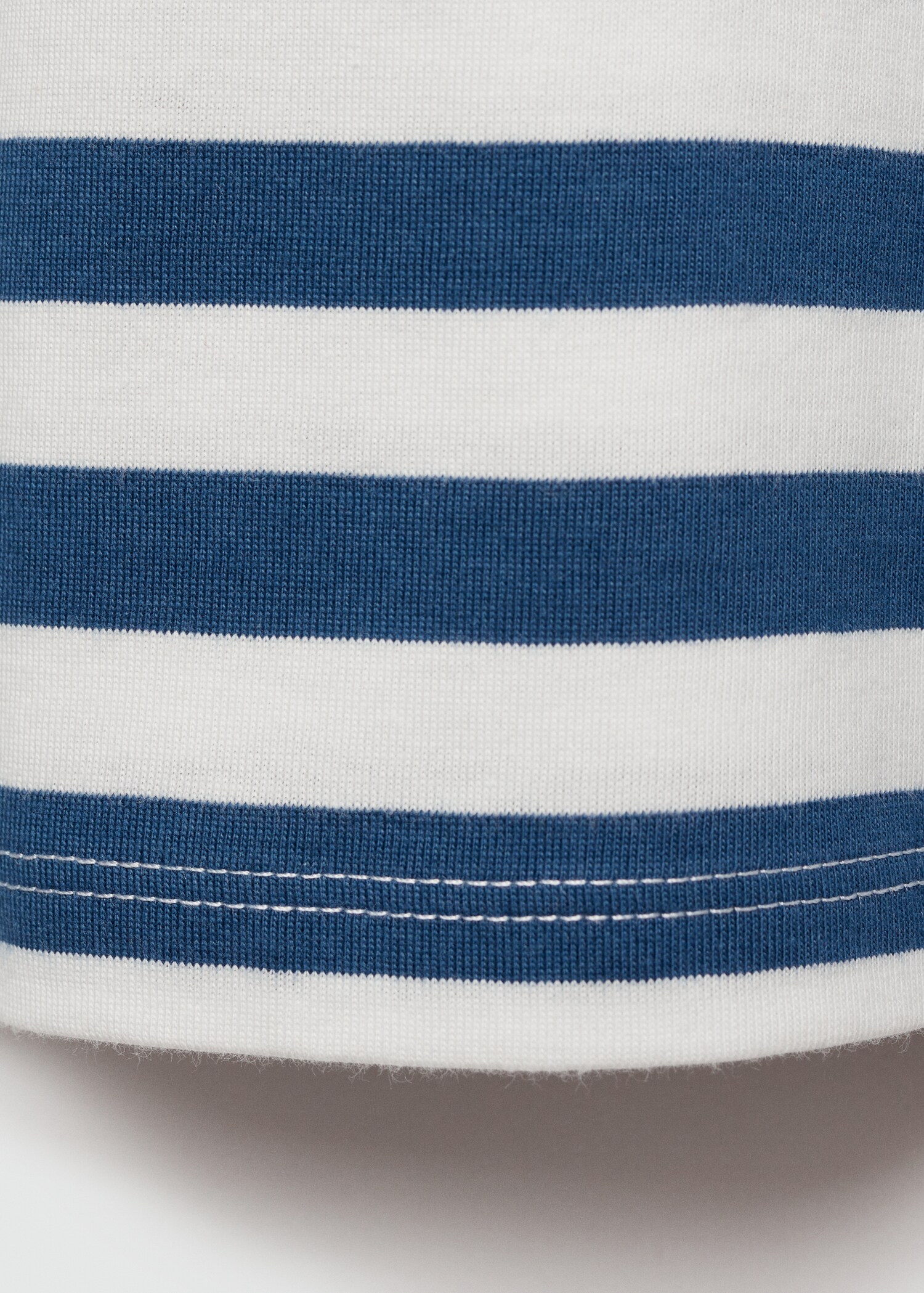 Striped cotton T-shirt - Details of the article 0