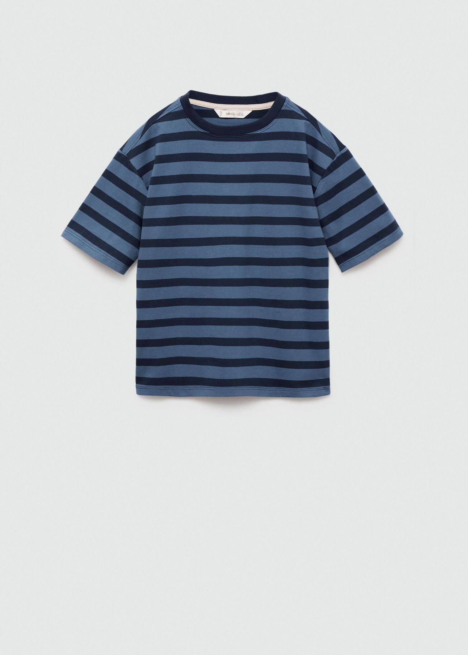 Striped cotton T-shirt - Article without model
