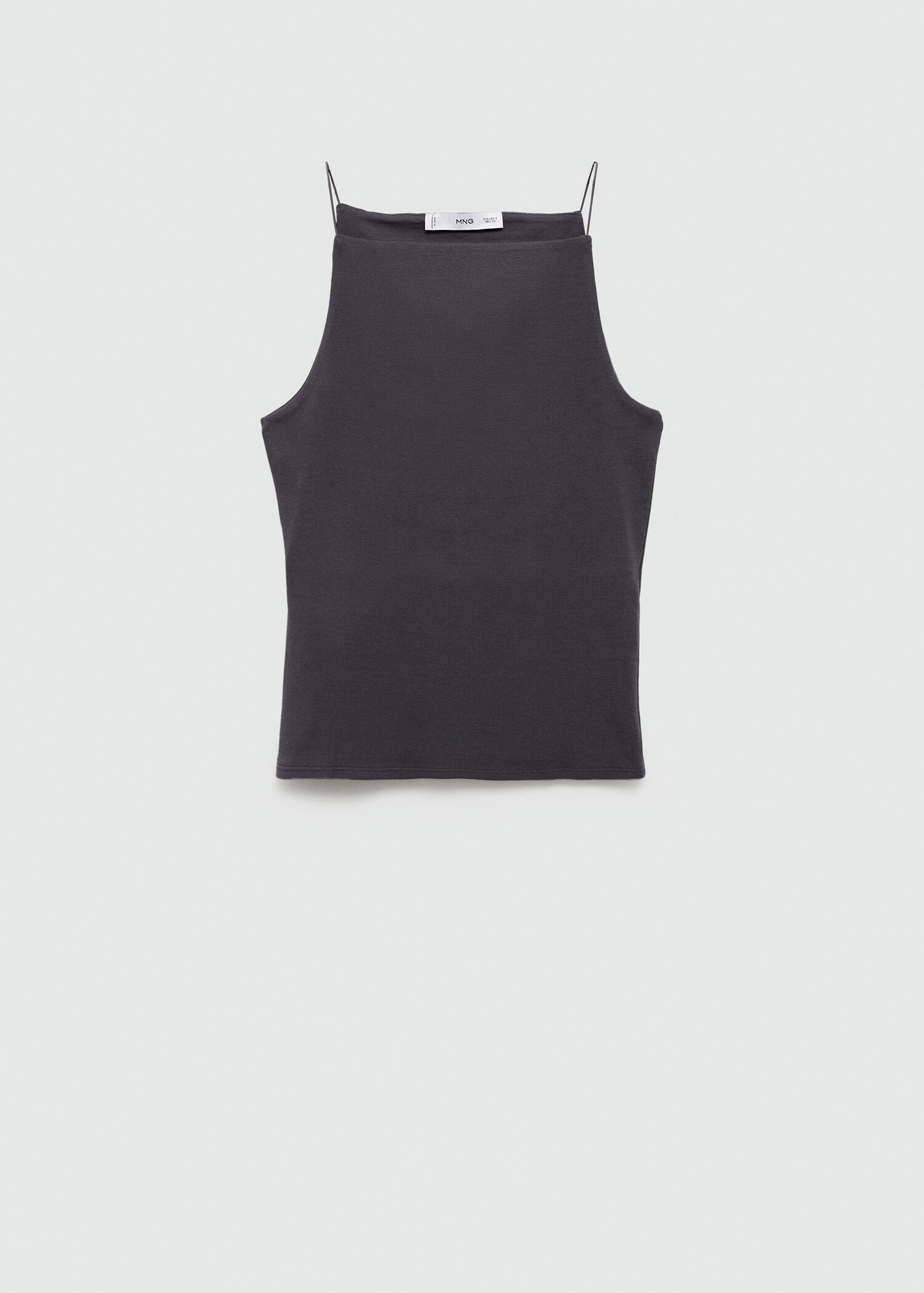 Fitted halter-neck top - Article without model