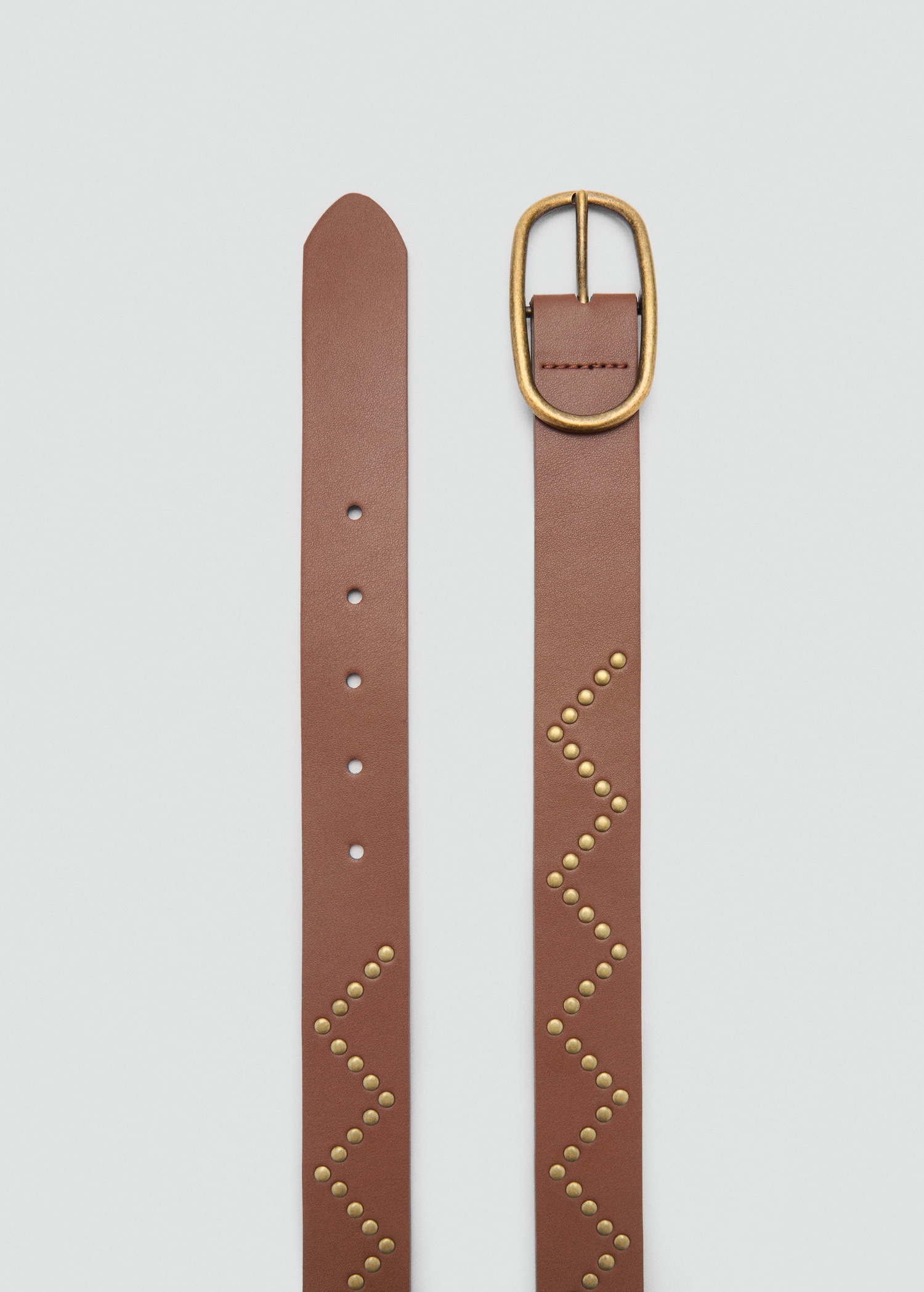 Buckled studded belt - Details of the article 1