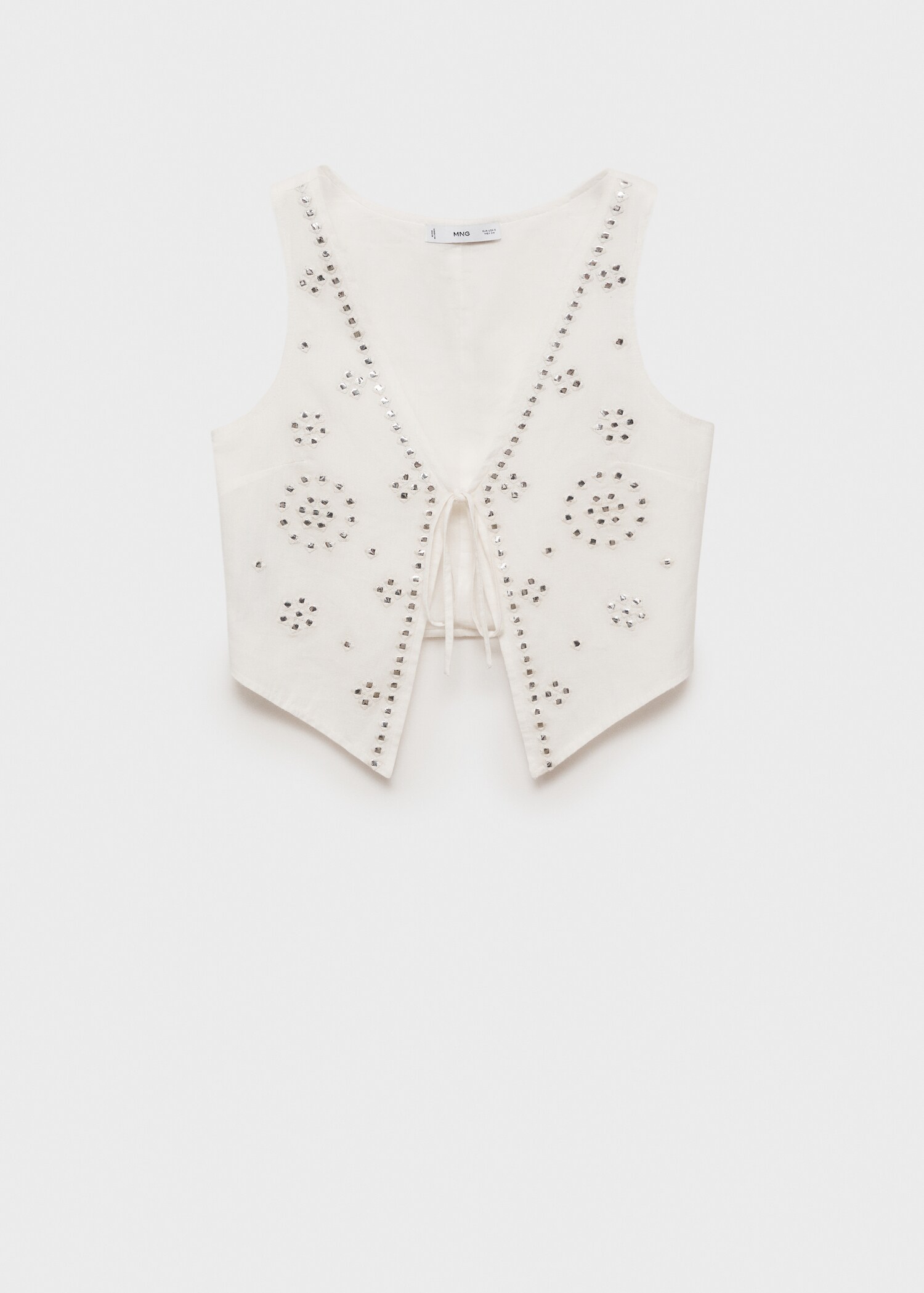 Rhinestone top with bow - Article without model