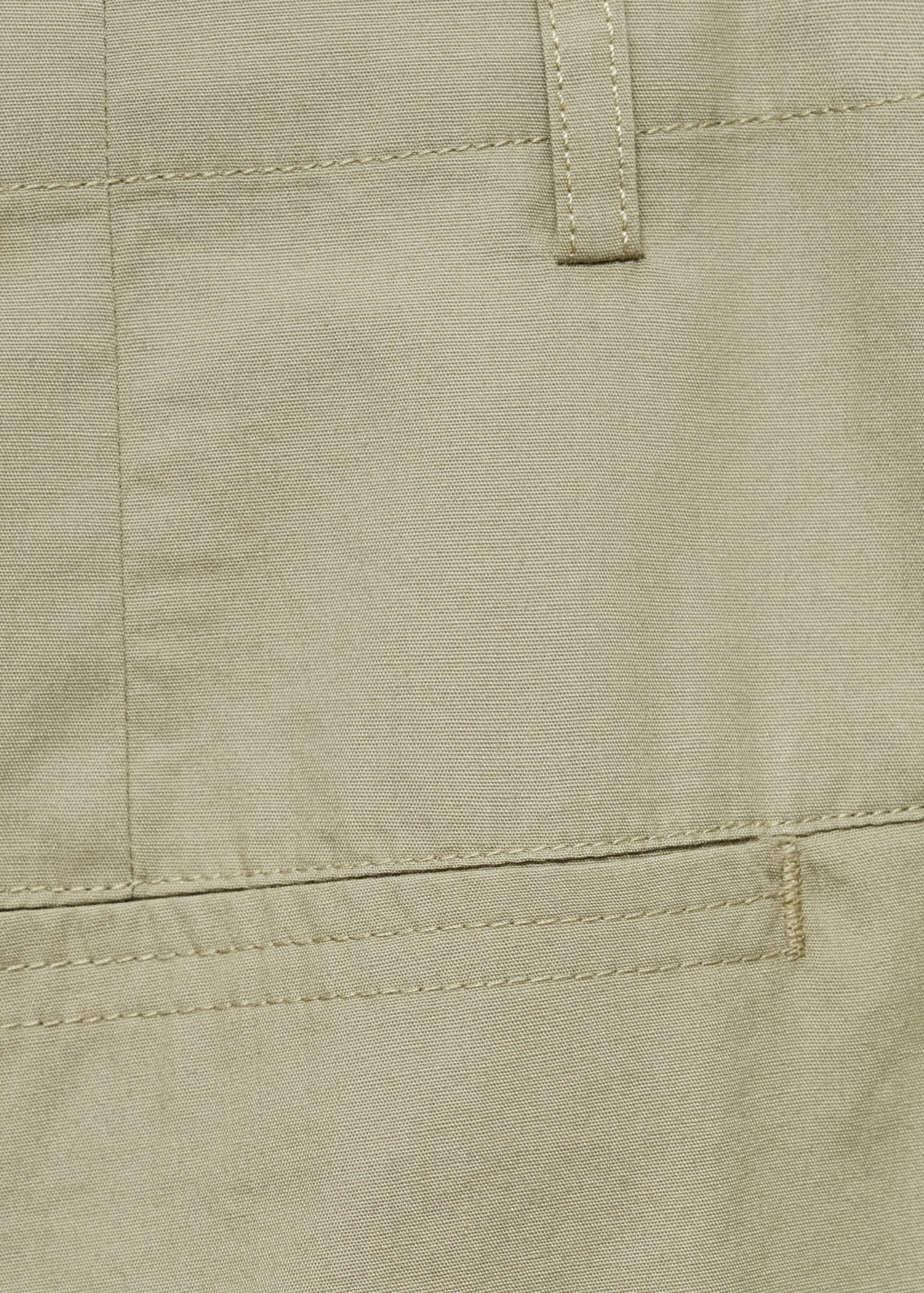 Cotton pleated trousers - Details of the article 0