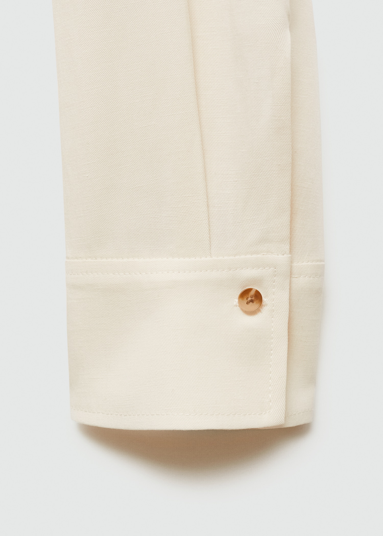 Oversized lyocell shirt - Details of the article 0