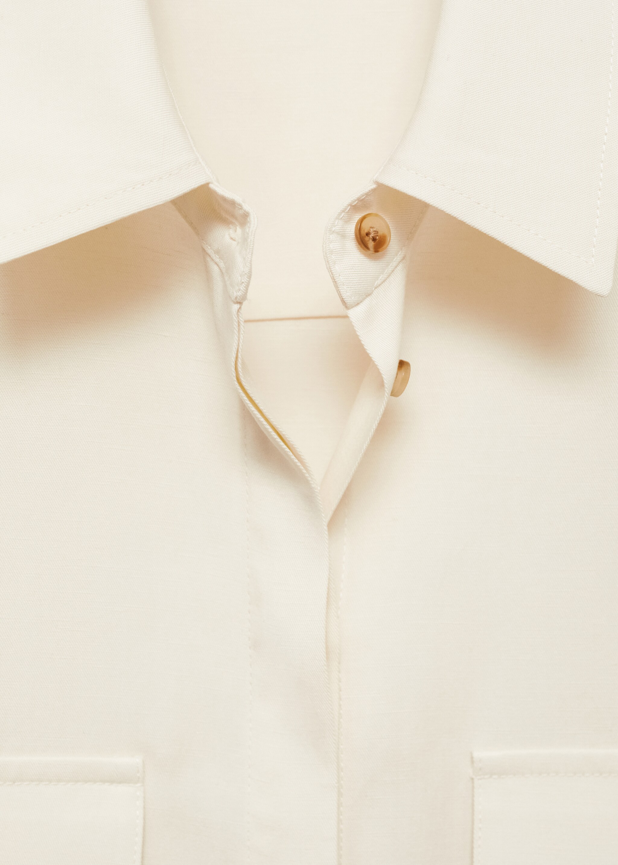 Oversized lyocell shirt - Details of the article 8