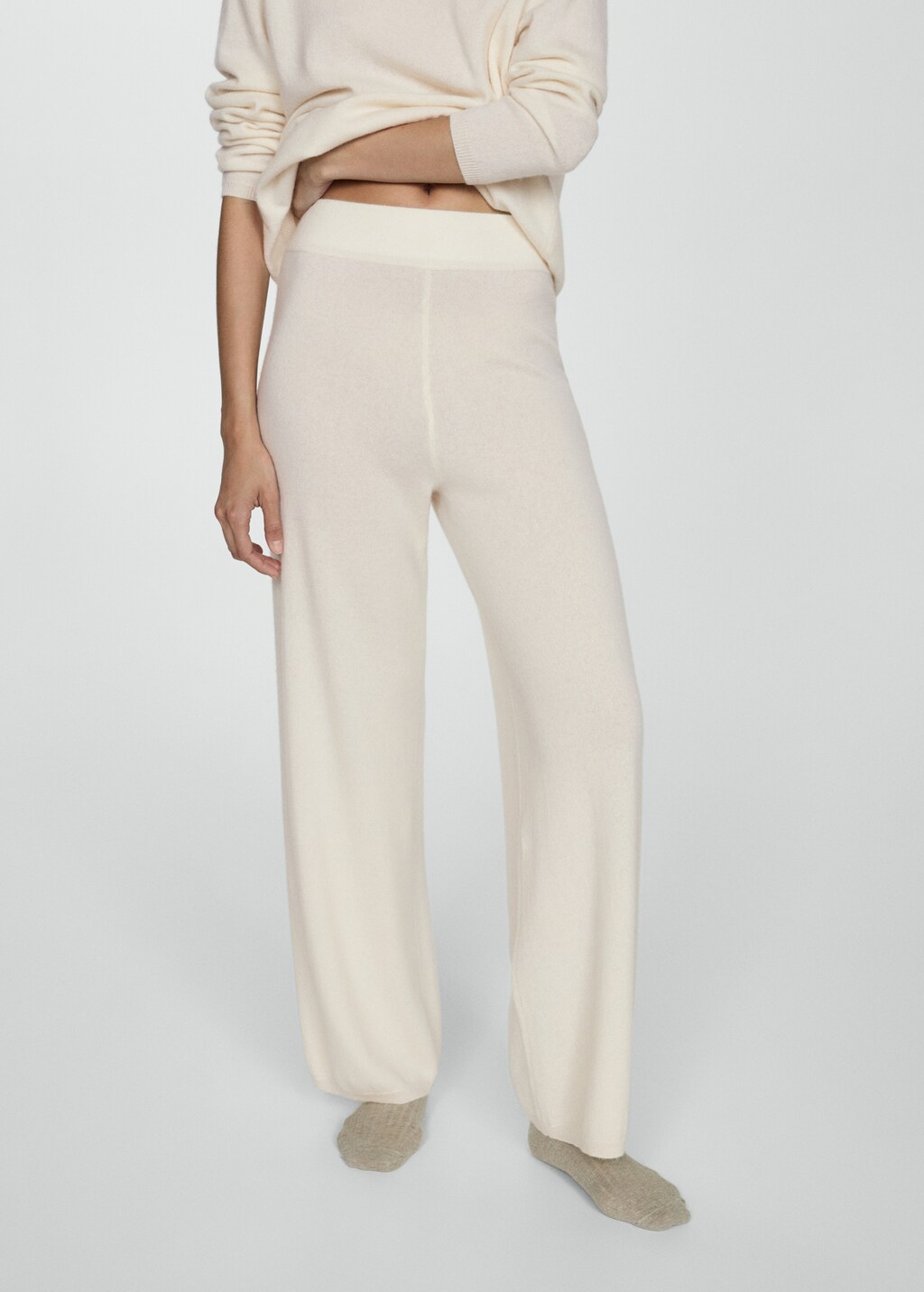 100 Cashmere trousers Women MANGO Indonesia