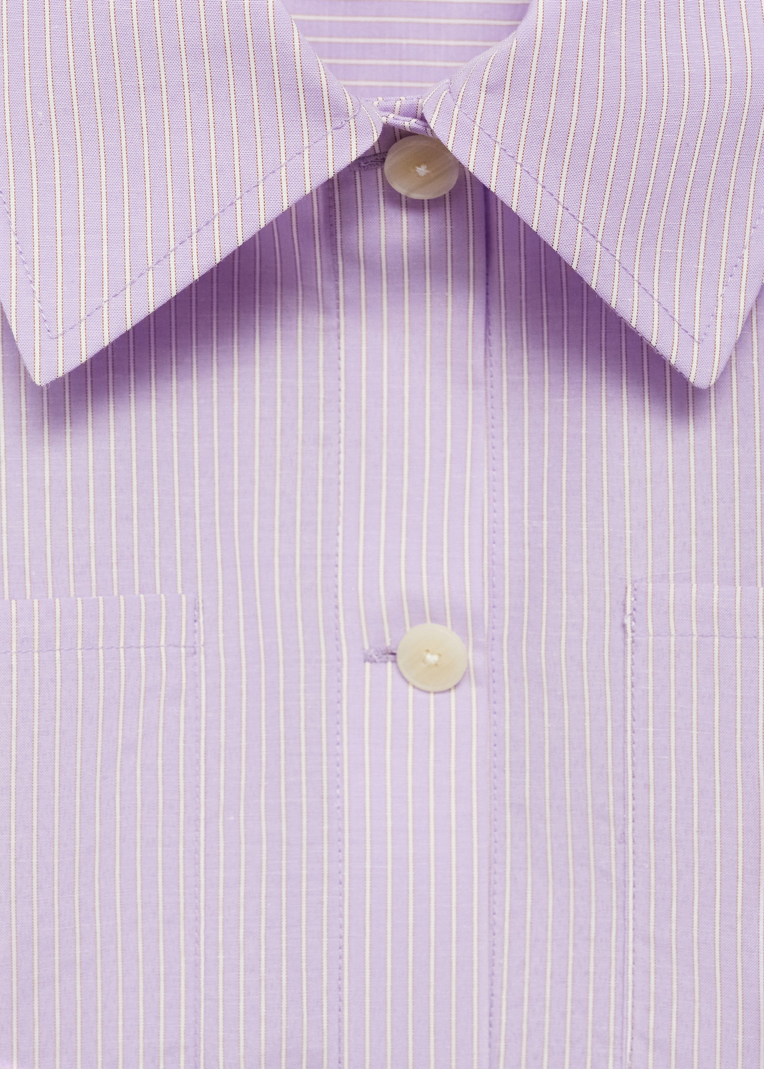 Oversize striped shirt - Details of the article 8