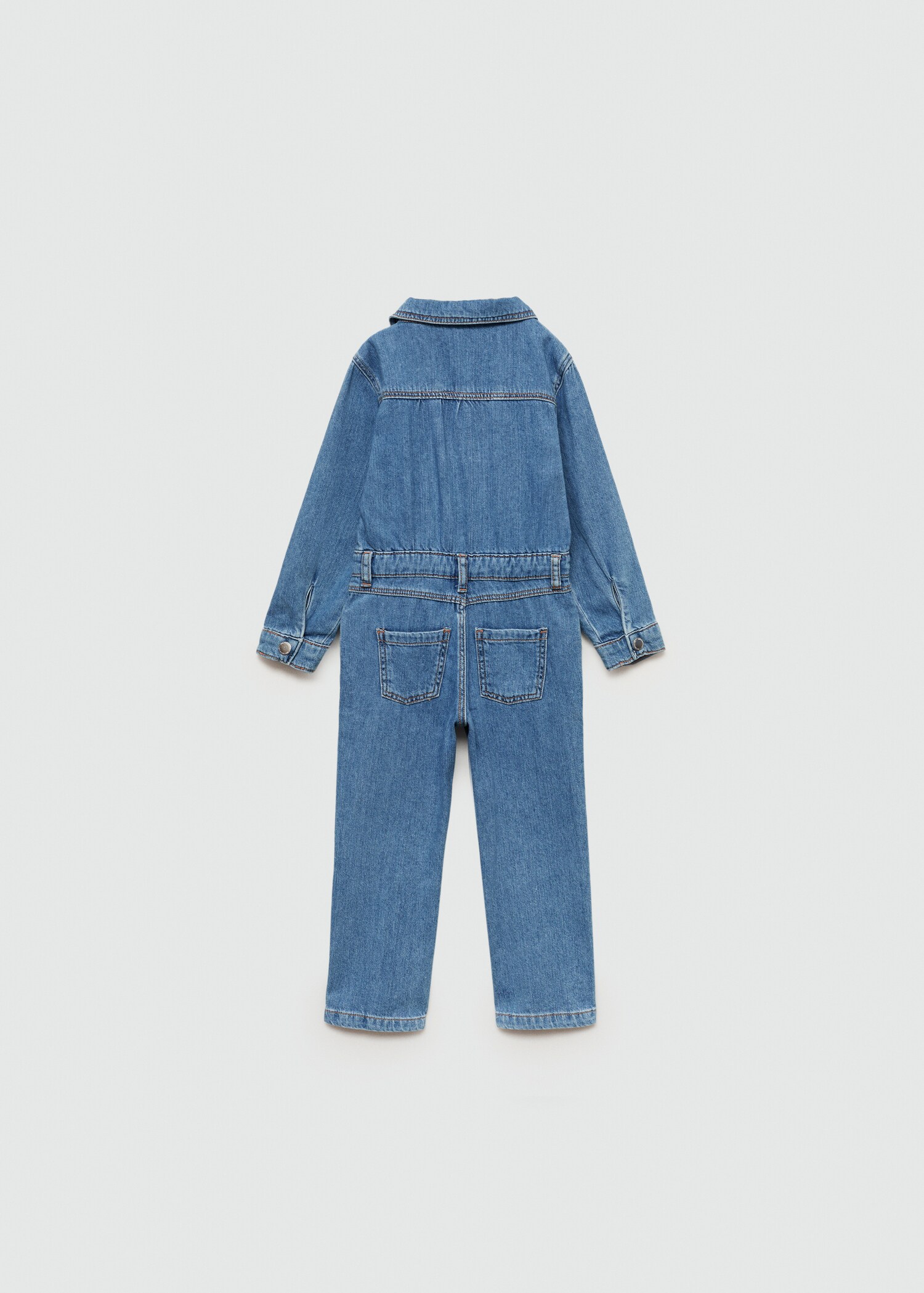 Denim shirt jumpsuit - Reverse of the article