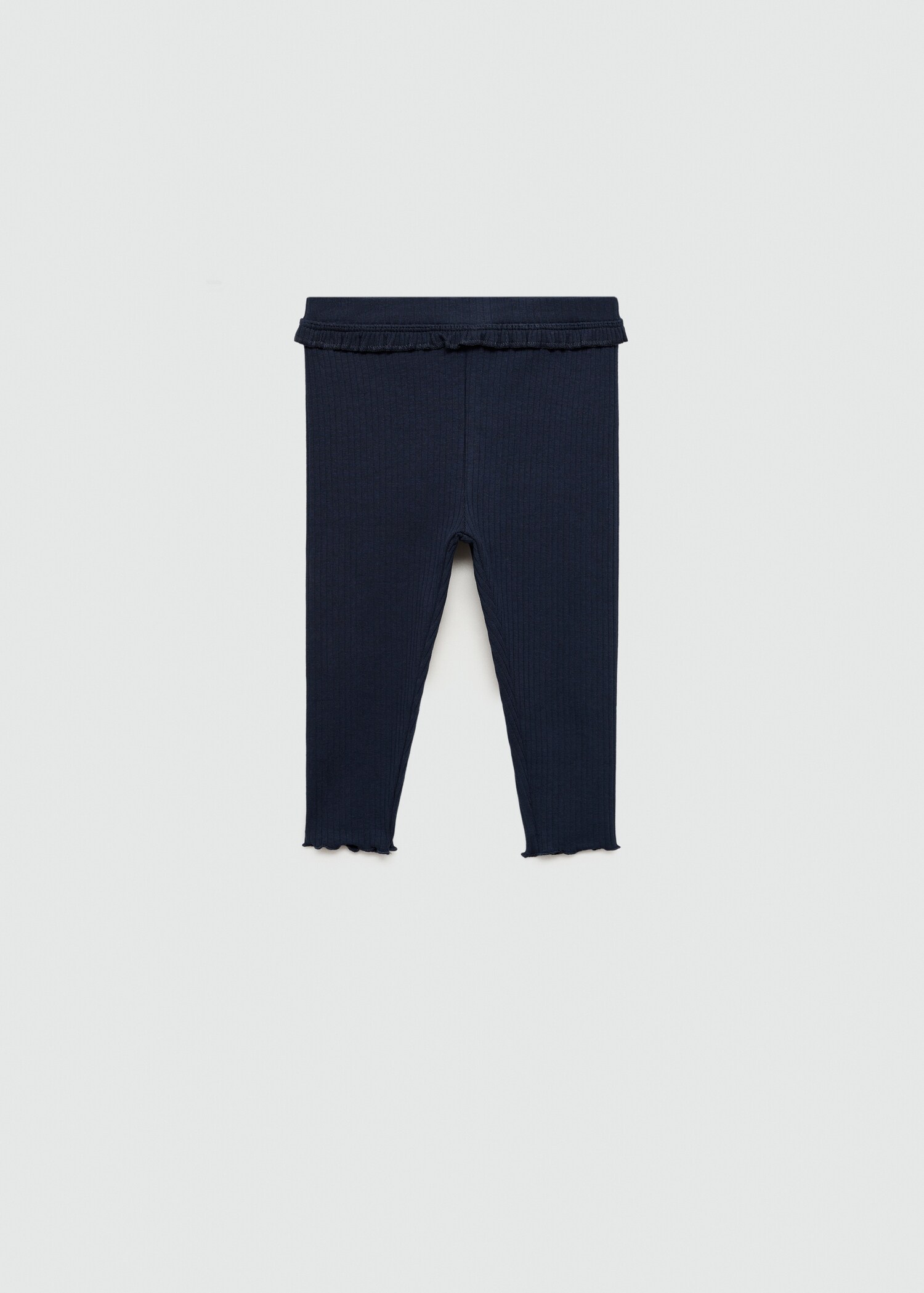 Cotton ribbed leggings - Article without model