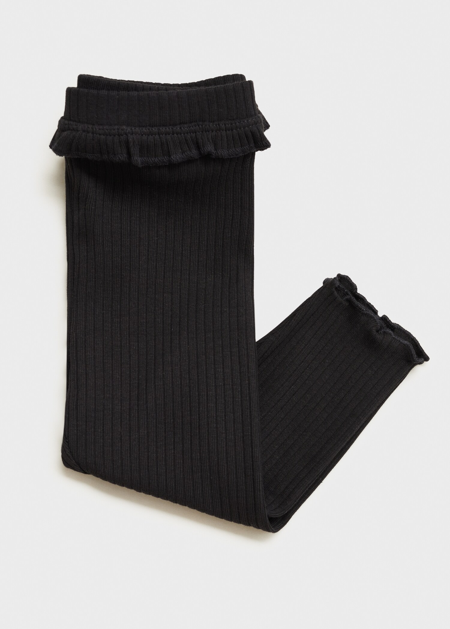 Cotton ribbed leggings - Details of the article 8
