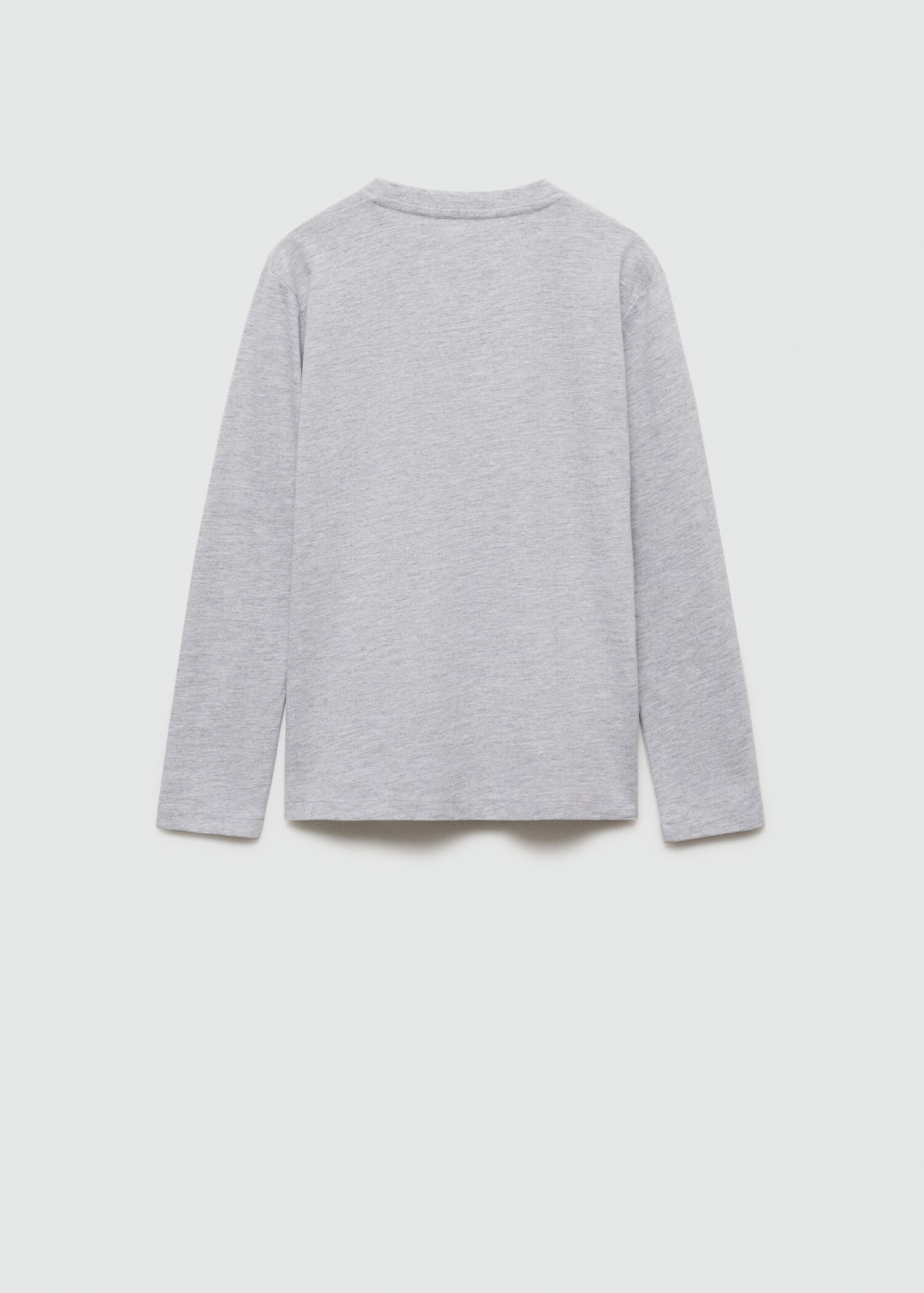 Long sleeve cotton t-shirt - Details of the article 8