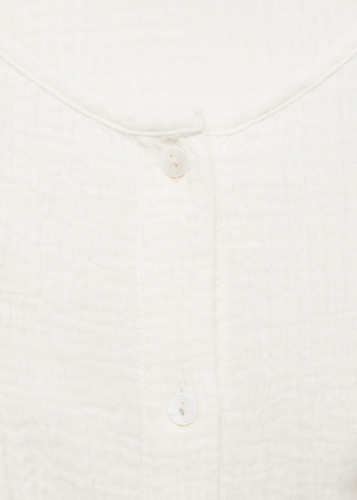 Cheesecloth cotton blouse - Details of the article 0