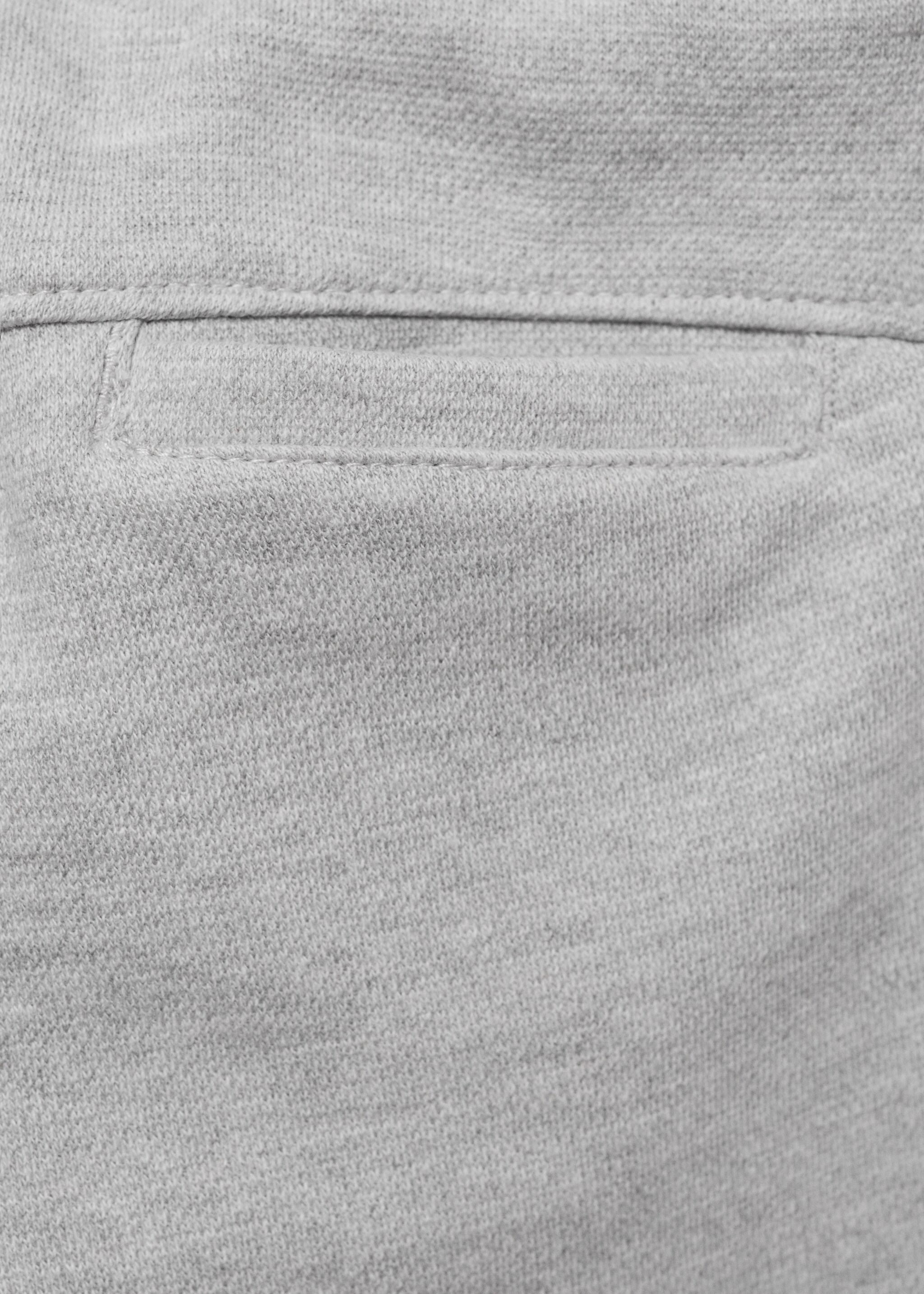Cotton jogger-style trousers - Details of the article 0