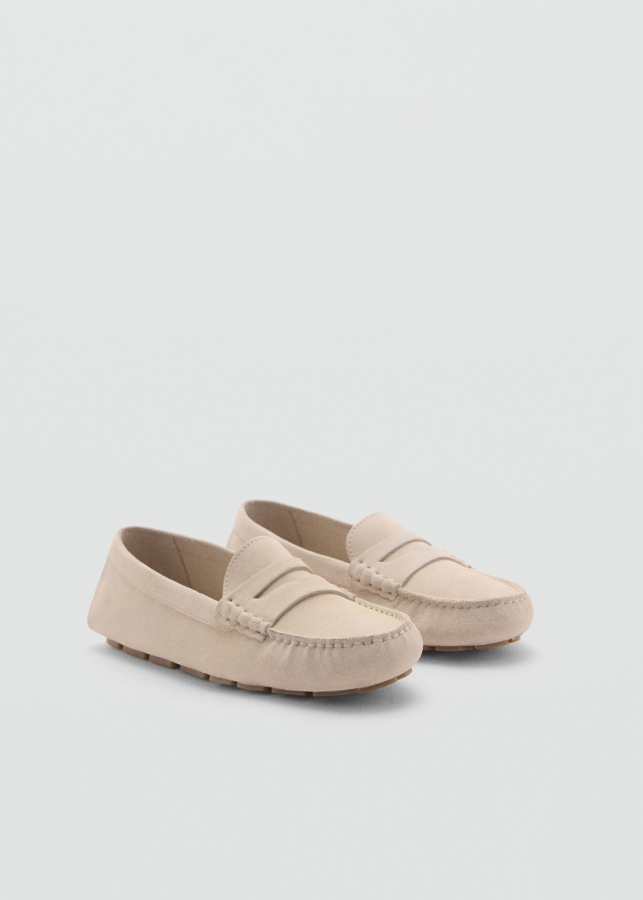 Mocassins cuir suède - Plan moyen