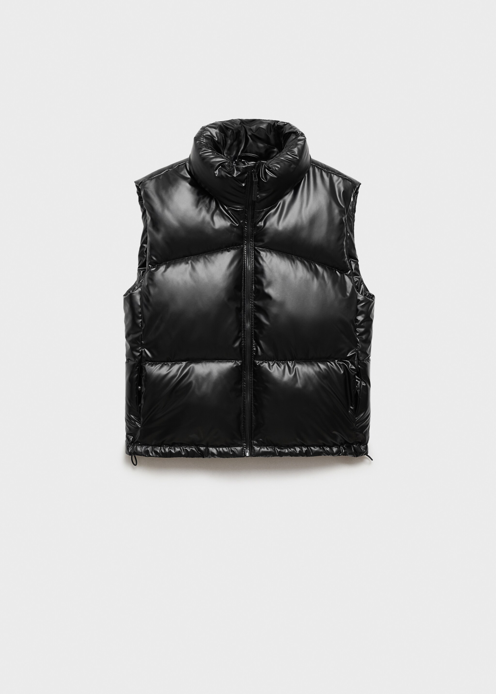 Quilted gilet with pockets - Article without model