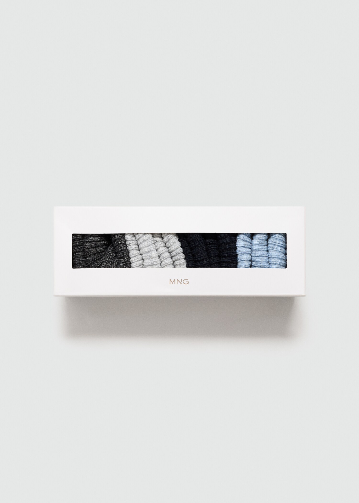 4 pack ribbed socks - Reverse of the article