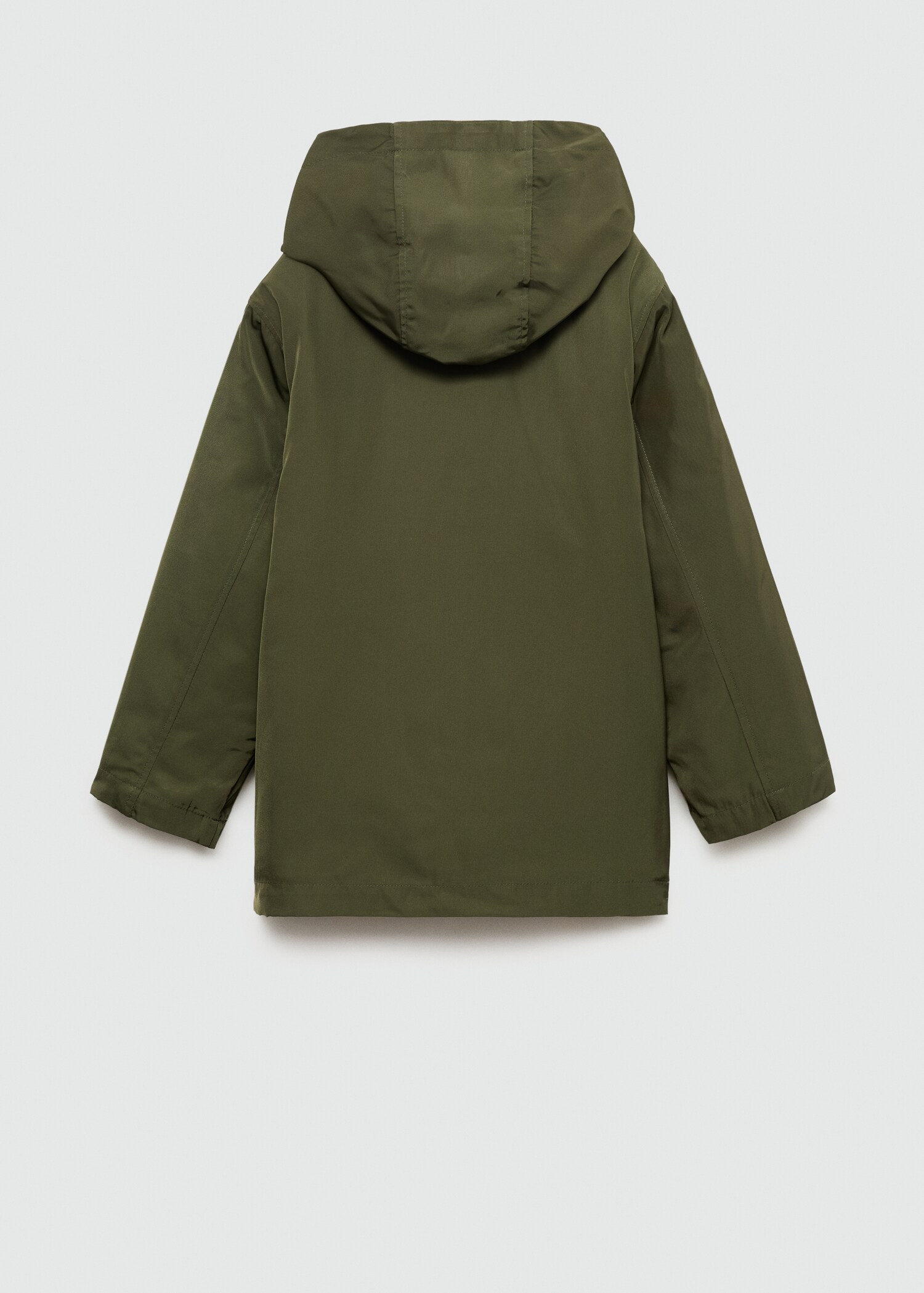 Anorak impermeable capucha - Reverso del artículo