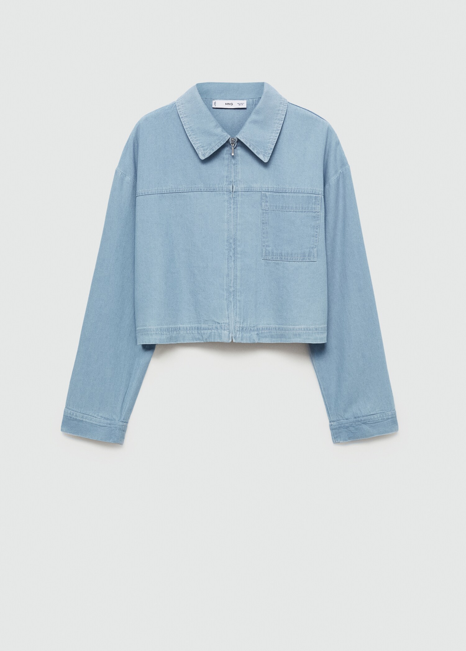 Pocket denim overshirt - Article without model