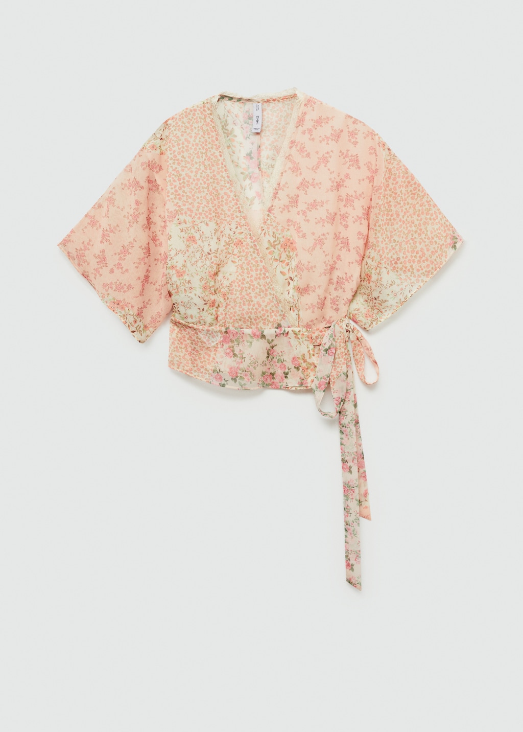 Mango blouse fleurie hotsell