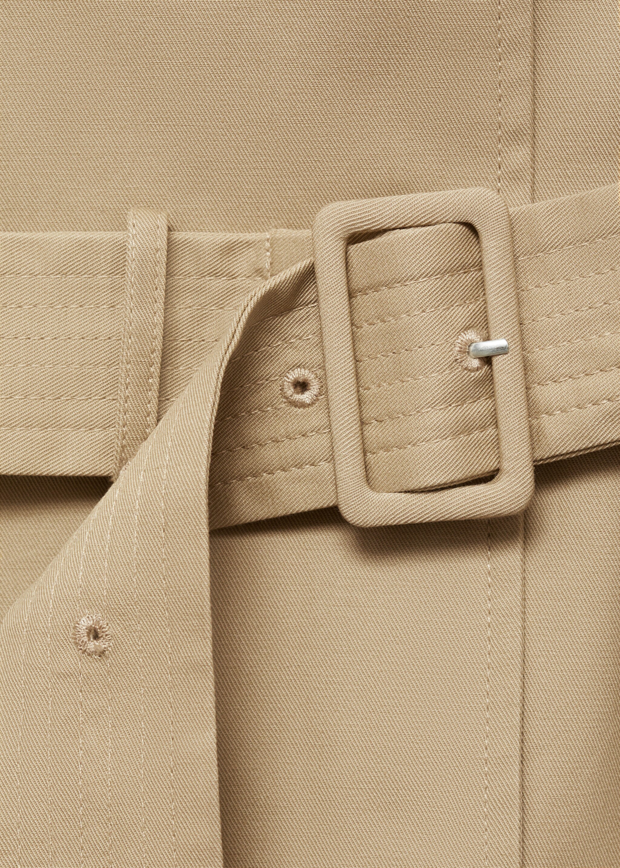 Classic trench coat with belt - Details of the article 0