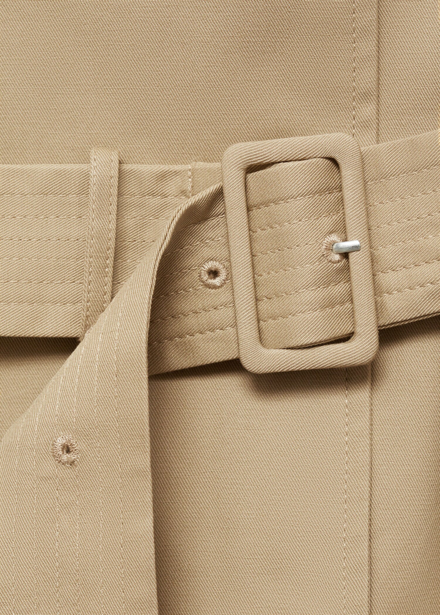 Classic trench coat with belt - Details of the article 0