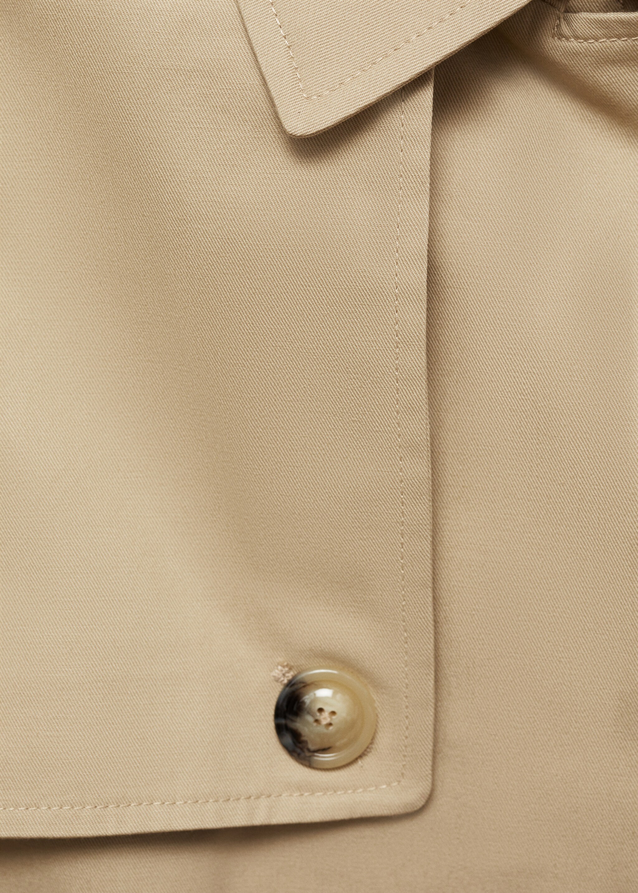 Classic trench coat with belt - Details of the article 8