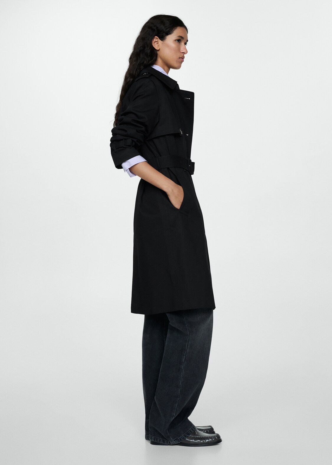 Classic trench coat with belt women mango usa