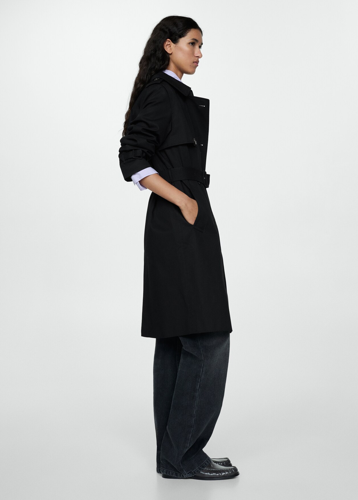 Classic trench coat with belt women mango usa