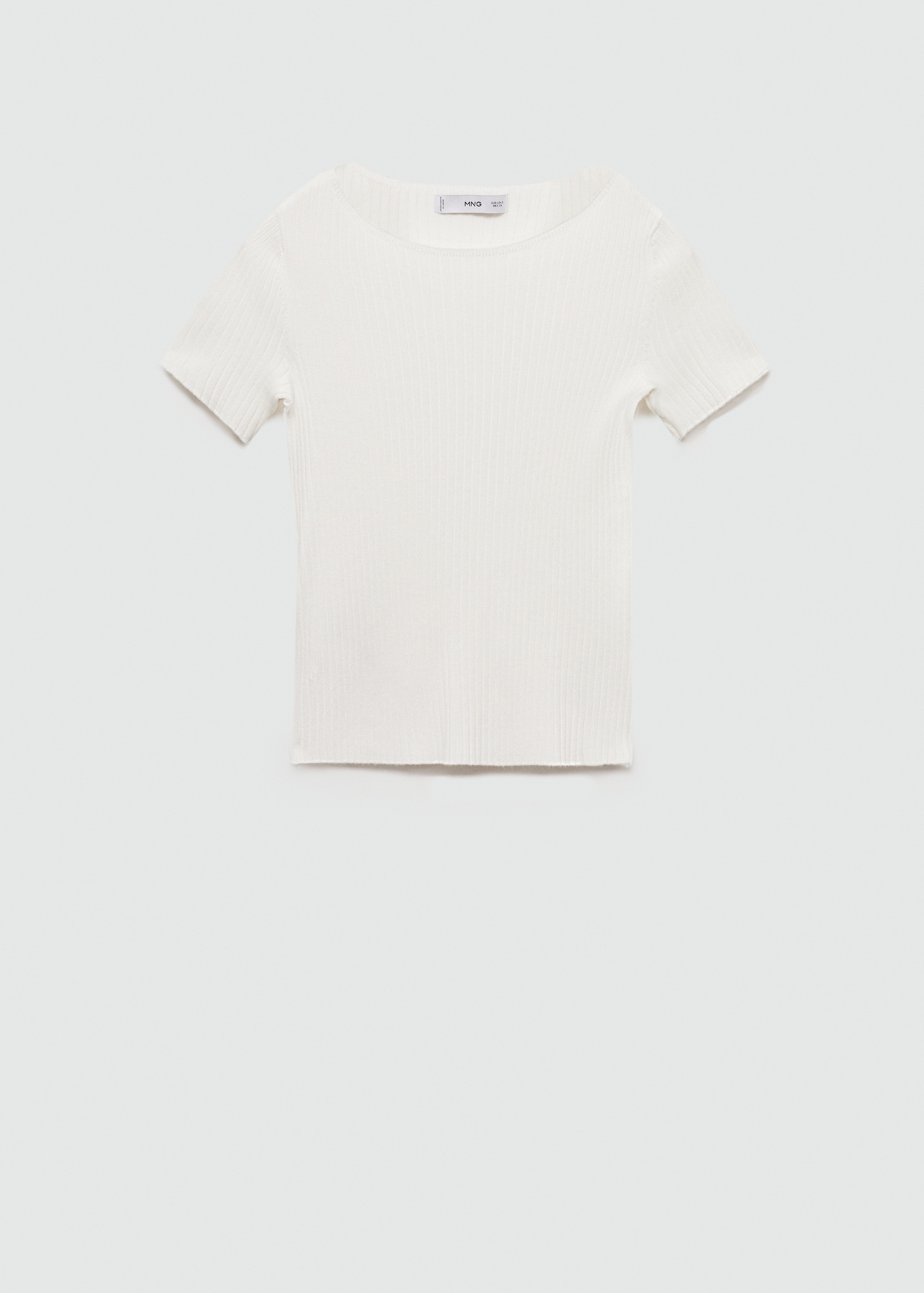 T-shirt maille fine manches courtes - Article sans modèle
