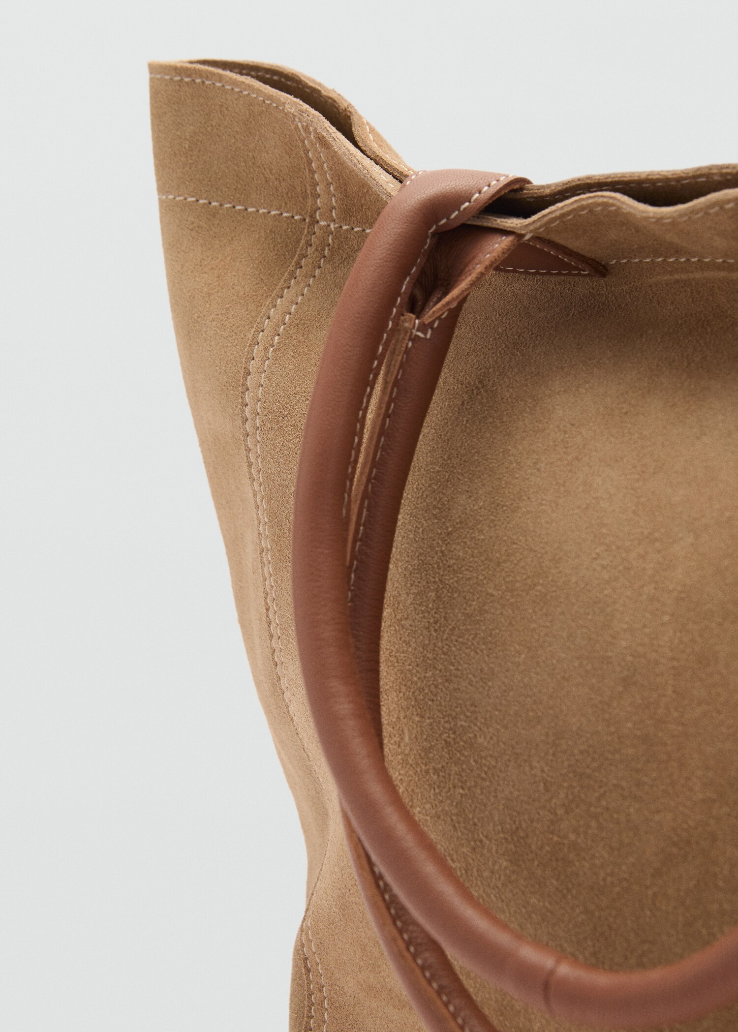 Shopper δερμάτινη τσάντα - Λεπτομέρεια του προϊόντος 1